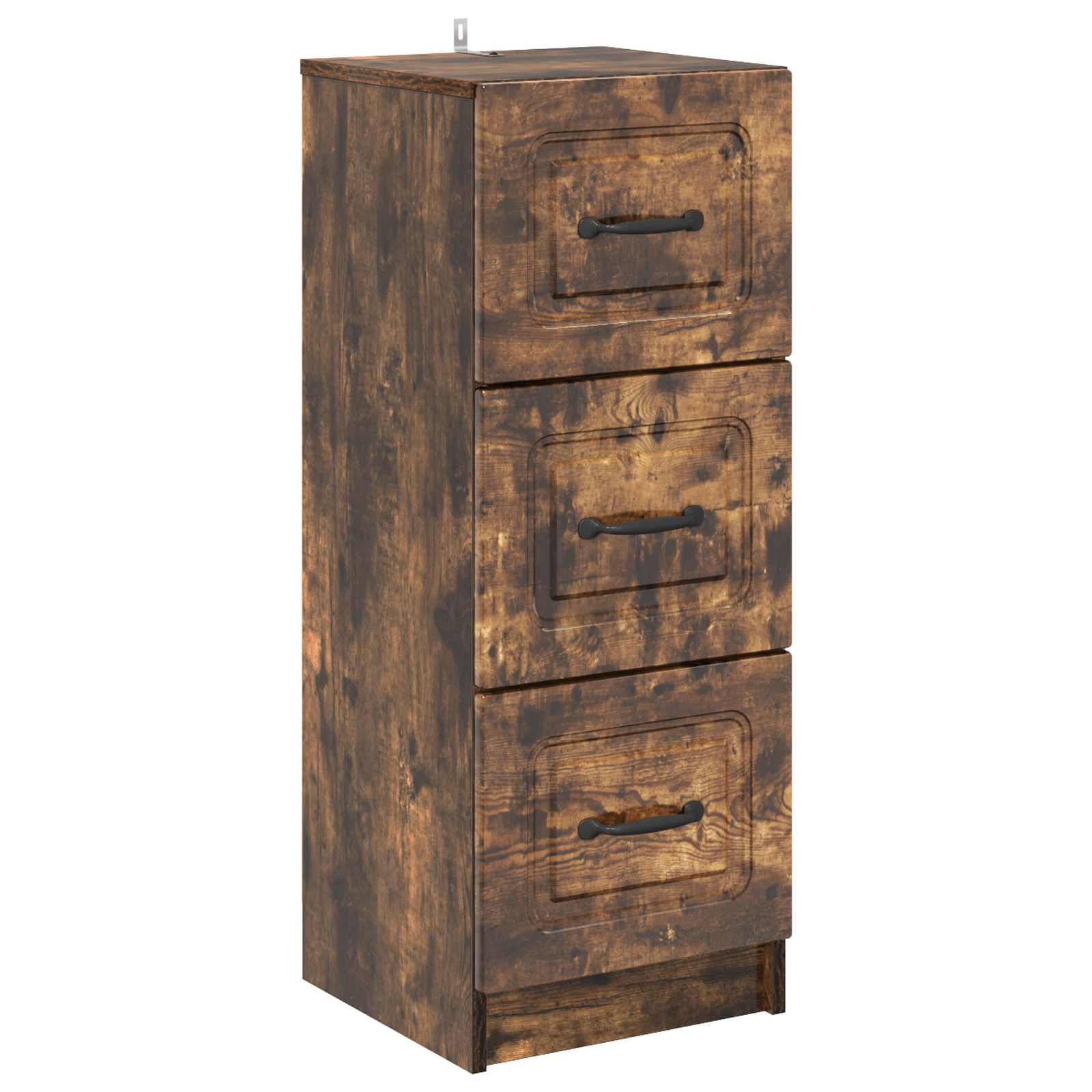 vidaXL Ladenkast Zwart 33 x 34,5 x 87 cm Bewerkt hout