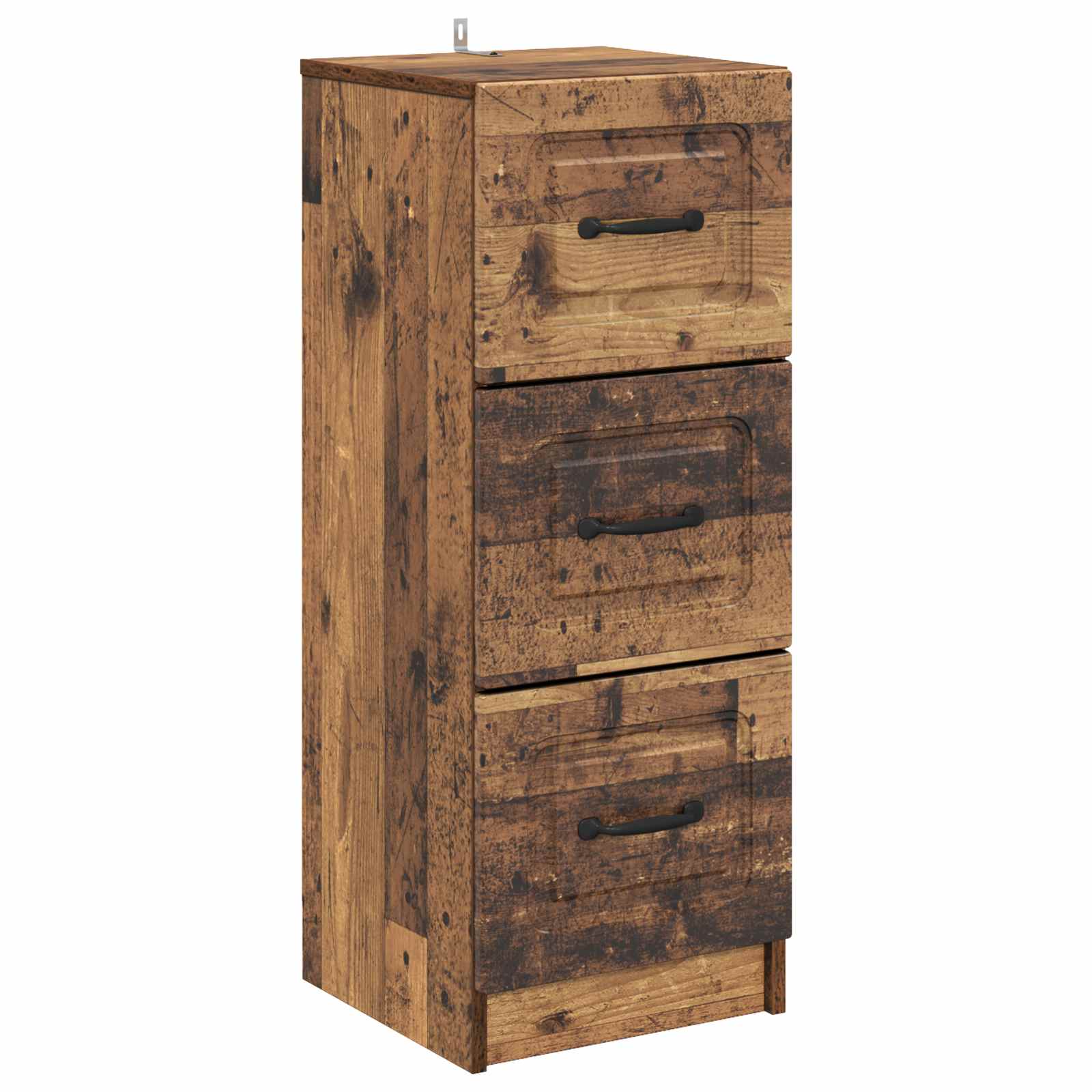 vidaXL Ladenkast Zwart 33 x 34,5 x 87 cm Bewerkt hout