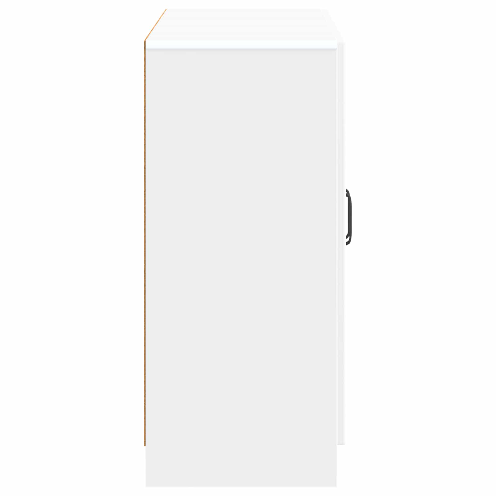 vidaXL Dressoir Zwart 89 x 34,5 x 77 cm Bewerkt hout