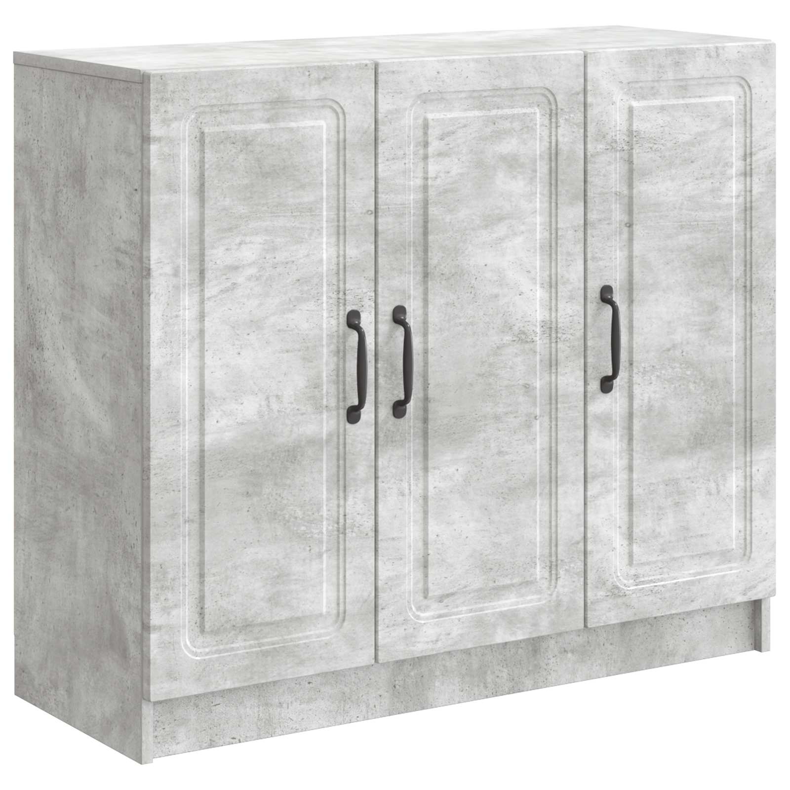 vidaXL Dressoir Zwart 89 x 34,5 x 77 cm Bewerkt hout