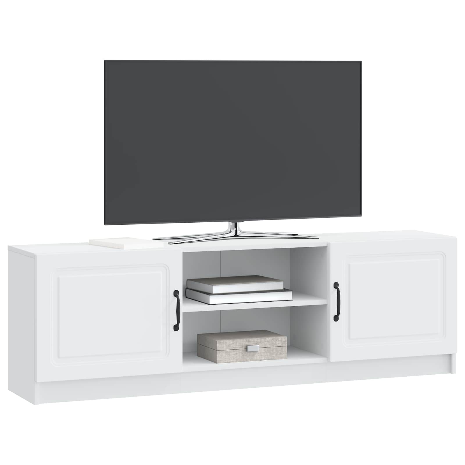 vidaXL TV-kast Zwart 150 x 31 x 47 cm Bewerkt hout