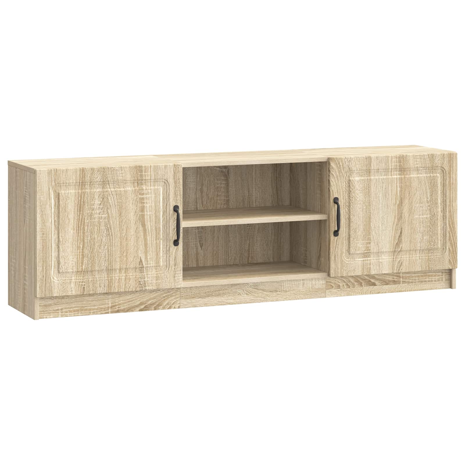 vidaXL TV-kast Zwart 150 x 31 x 47 cm Bewerkt hout