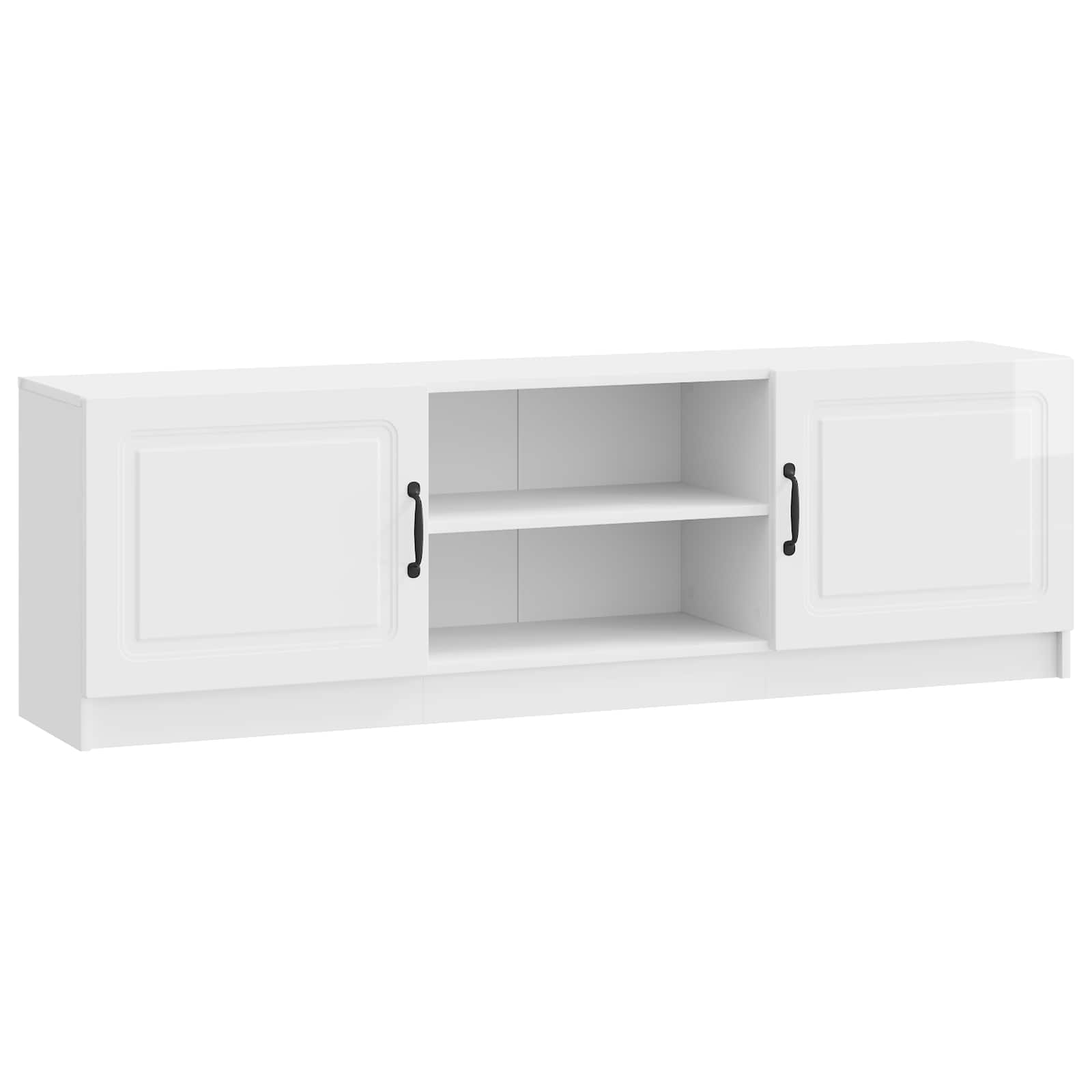 vidaXL TV-kast Zwart 150 x 31 x 47 cm Bewerkt hout