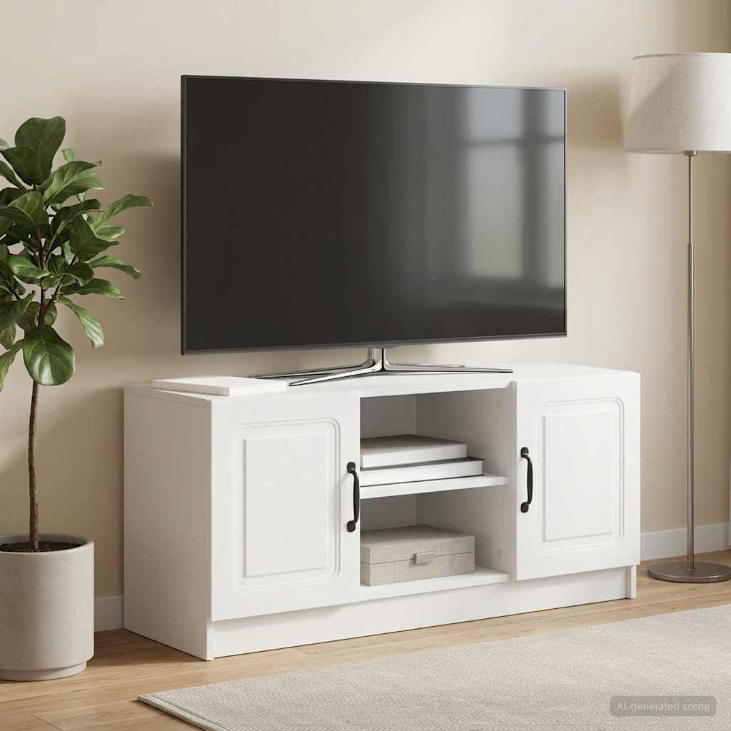 vidaXL TV-kast Zwart 102 x 34,5 x 47 cm Bewerkt hout