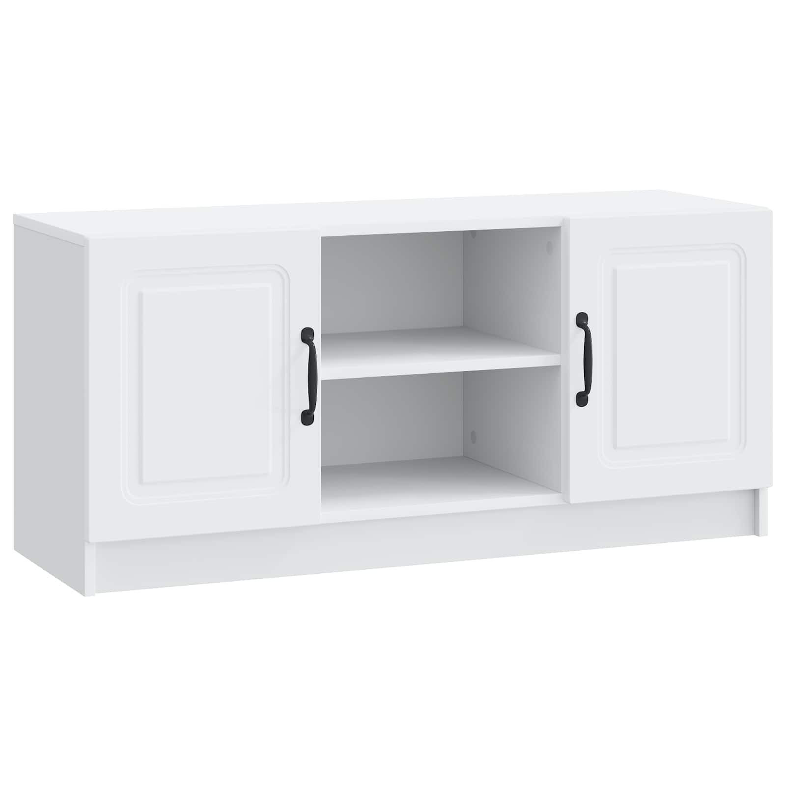 vidaXL TV-kast Zwart 102 x 34,5 x 47 cm Bewerkt hout