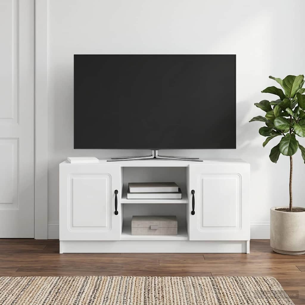 vidaXL TV-kast Zwart 102 x 34,5 x 47 cm Bewerkt hout