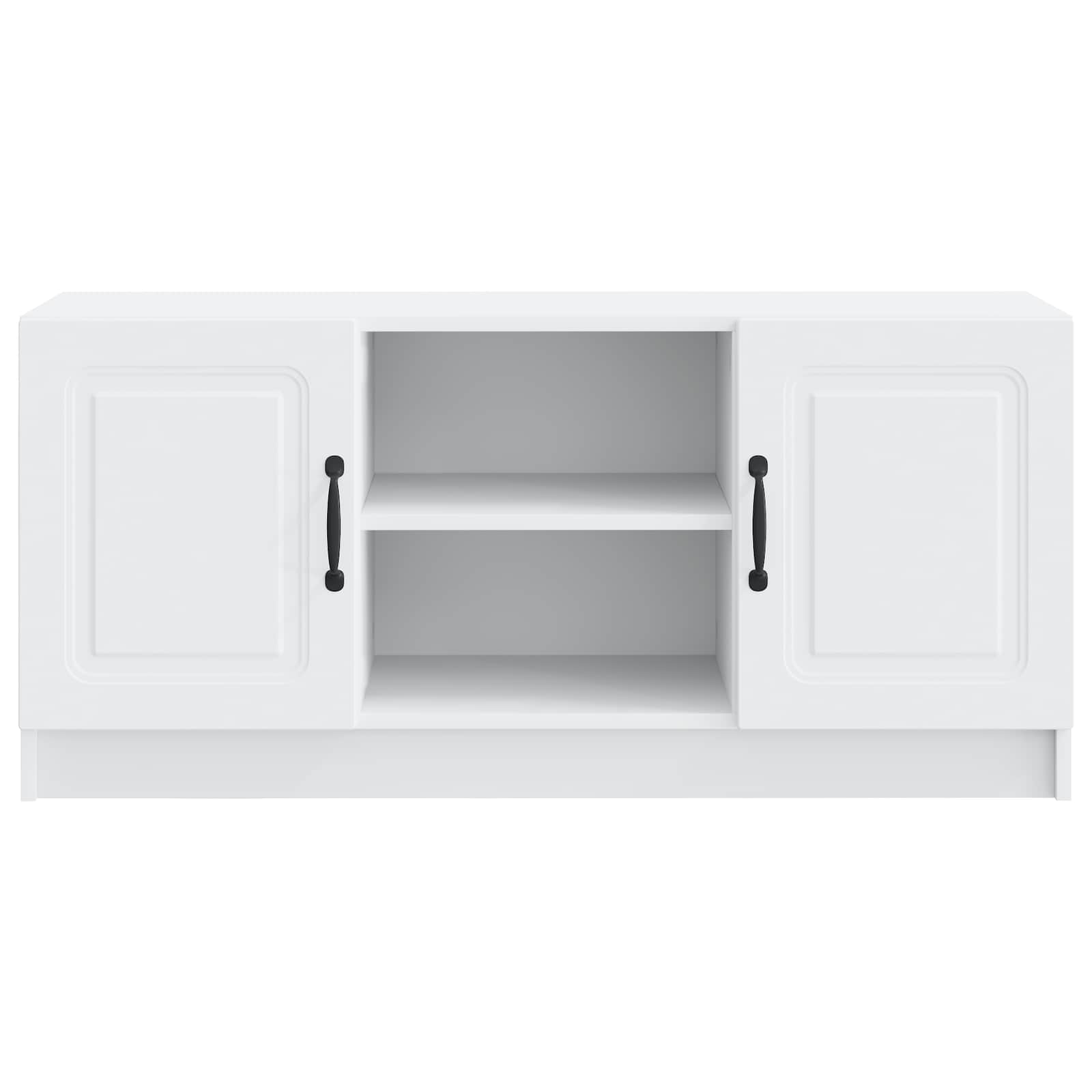 vidaXL TV-kast Zwart 102 x 34,5 x 47 cm Bewerkt hout