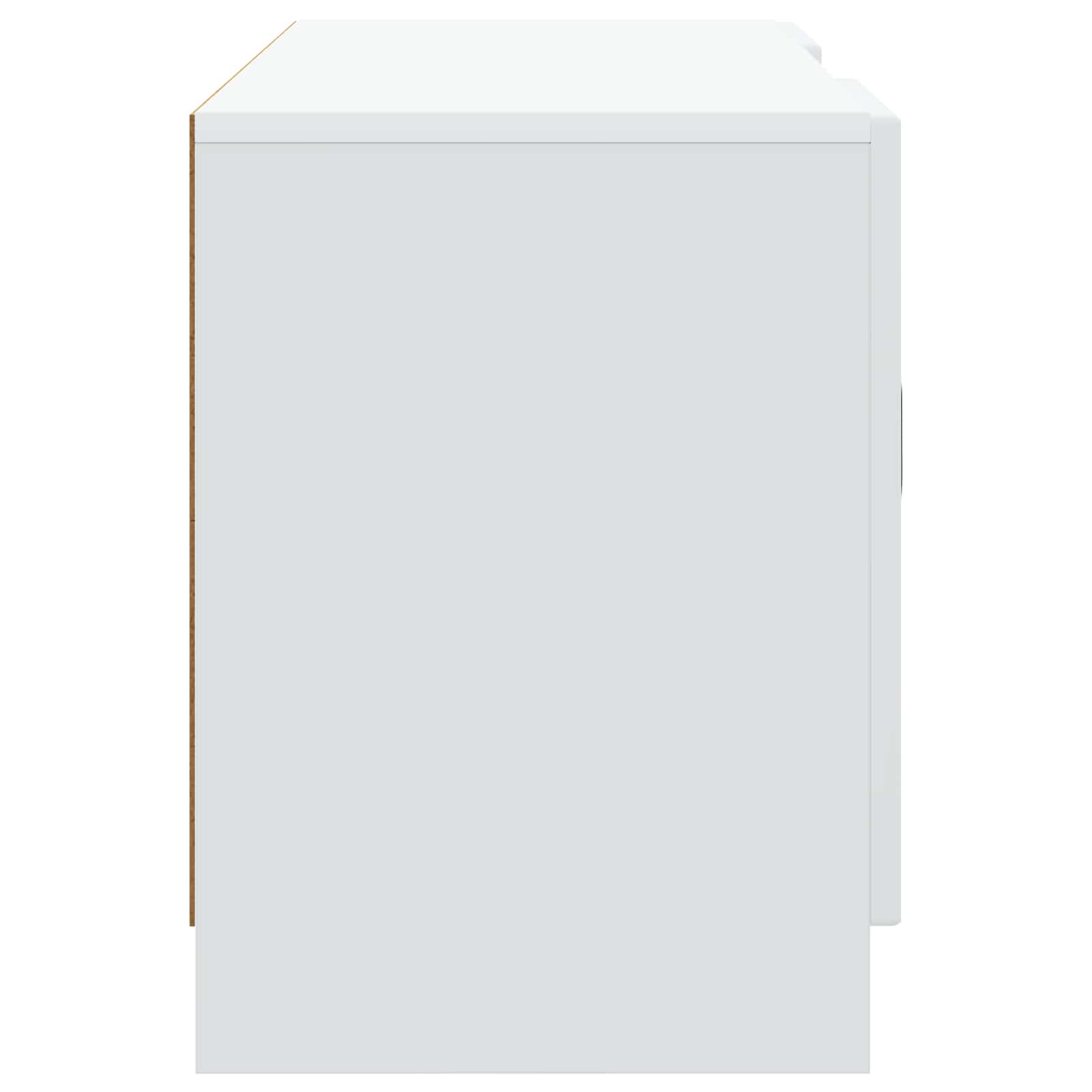 vidaXL TV-kast Zwart 102 x 34,5 x 47 cm Bewerkt hout