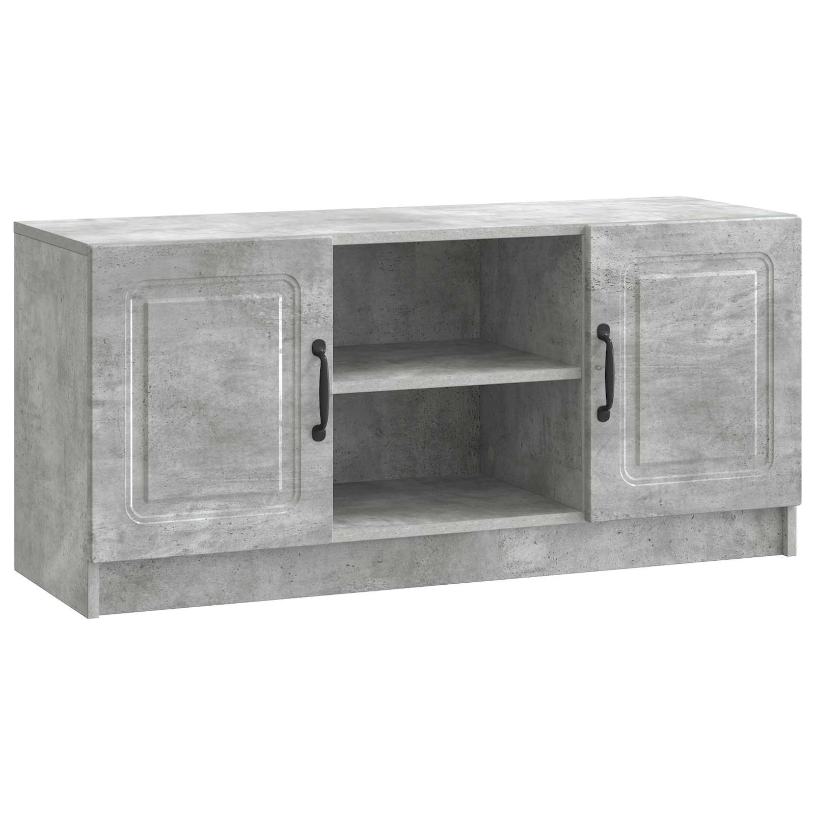 vidaXL TV-kast Zwart 102 x 34,5 x 47 cm Bewerkt hout