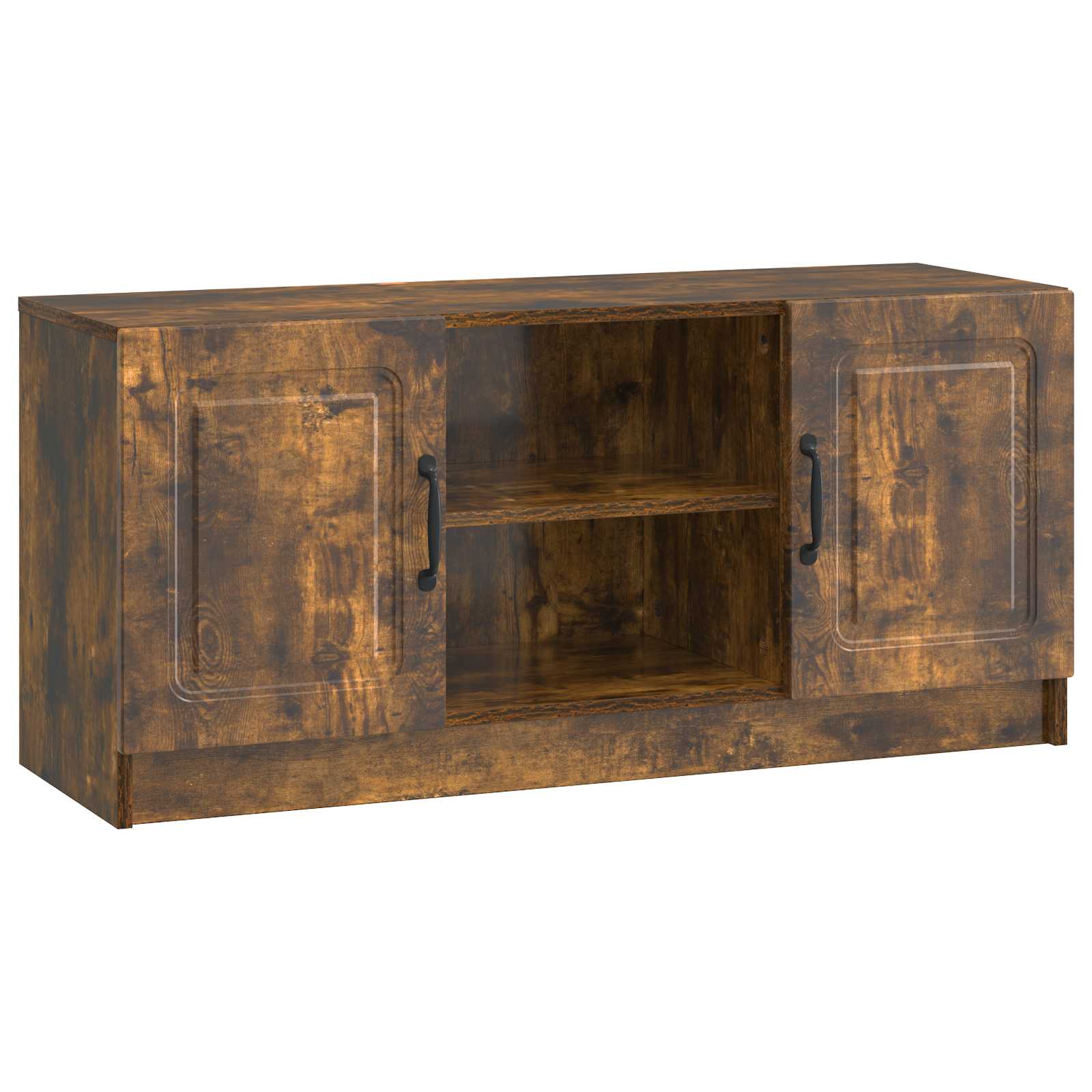 vidaXL TV-kast Zwart 102 x 34,5 x 47 cm Bewerkt hout