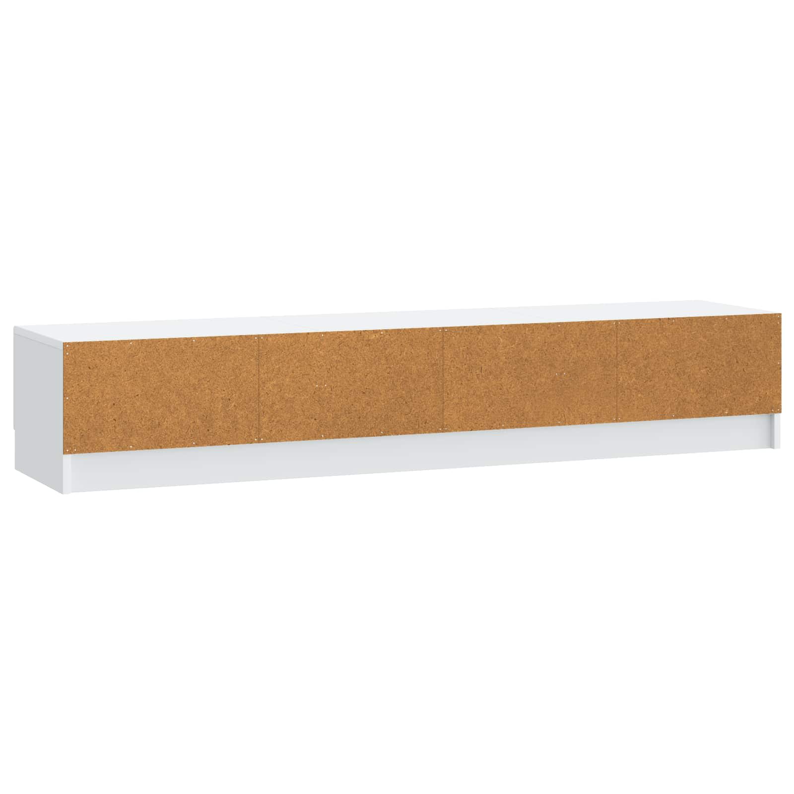 vidaXL TV-kast met lade Zwart 147 x 34,5 x 27 cm Bewerkt hout