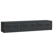 vidaXL TV-kast met lade Zwart 147 x 34,5 x 27 cm Bewerkt hout