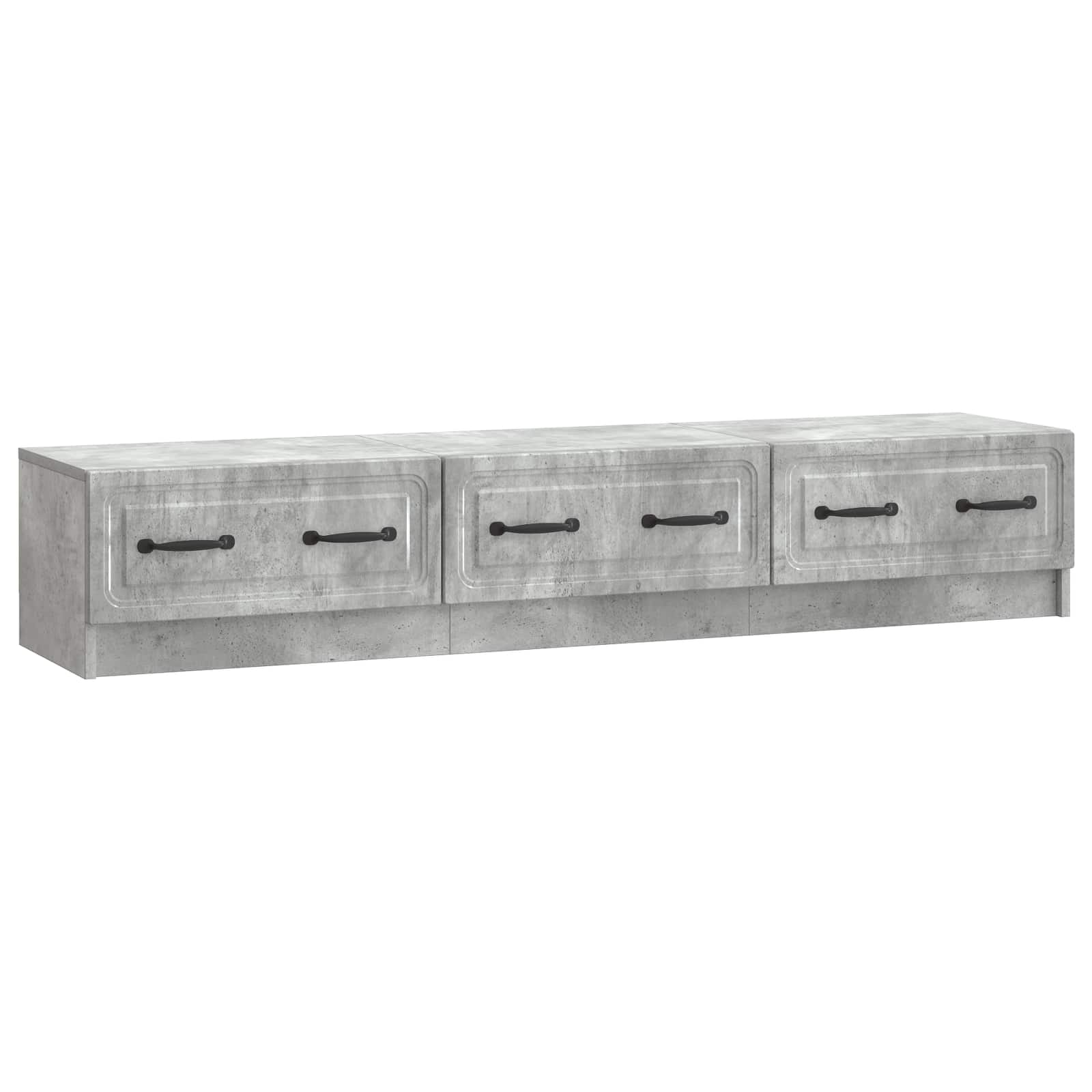 vidaXL TV-kast met lade Zwart 147 x 34,5 x 27 cm Bewerkt hout