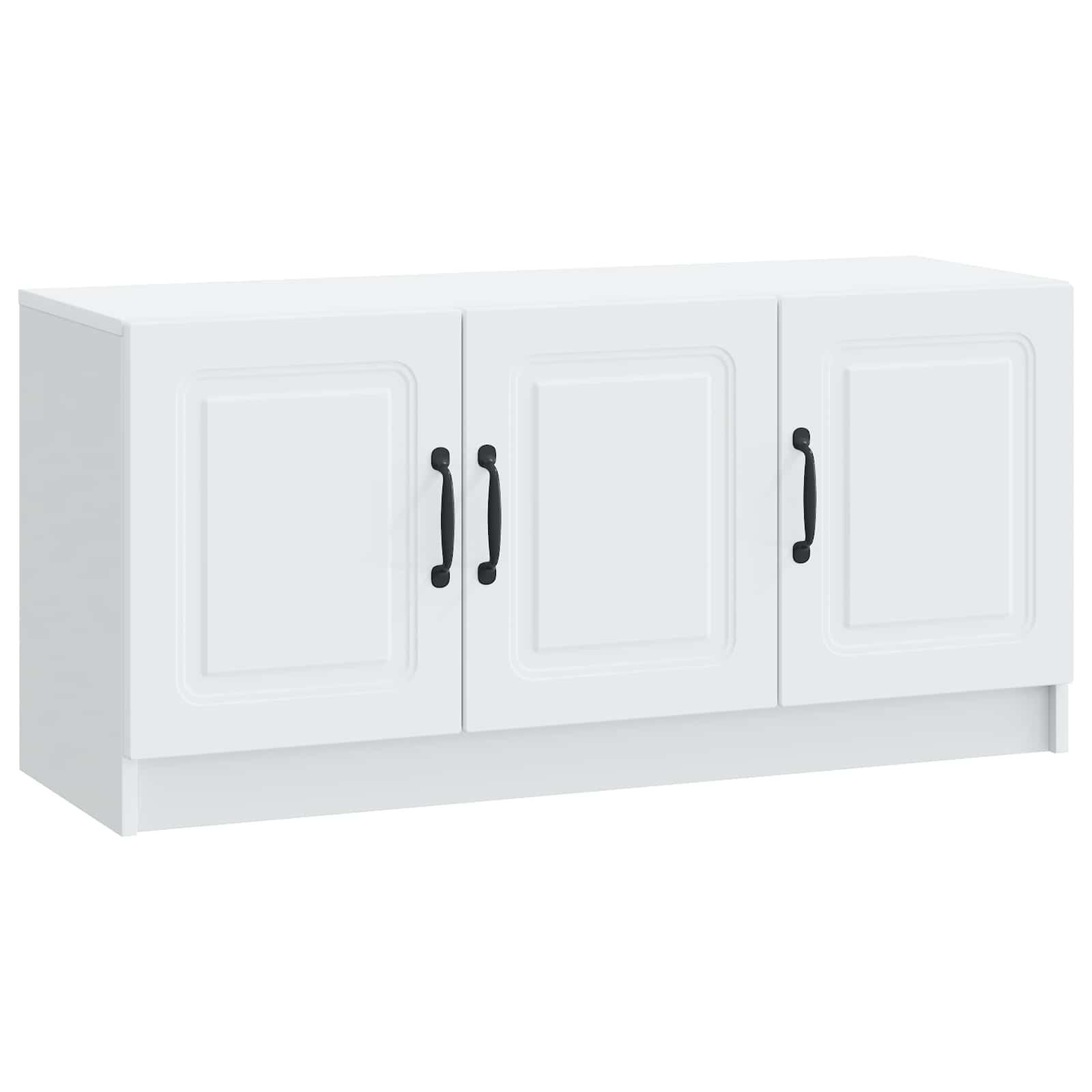 vidaXL TV-kast Zwart 99 x 34,5 x 47 cm Bewerkt hout