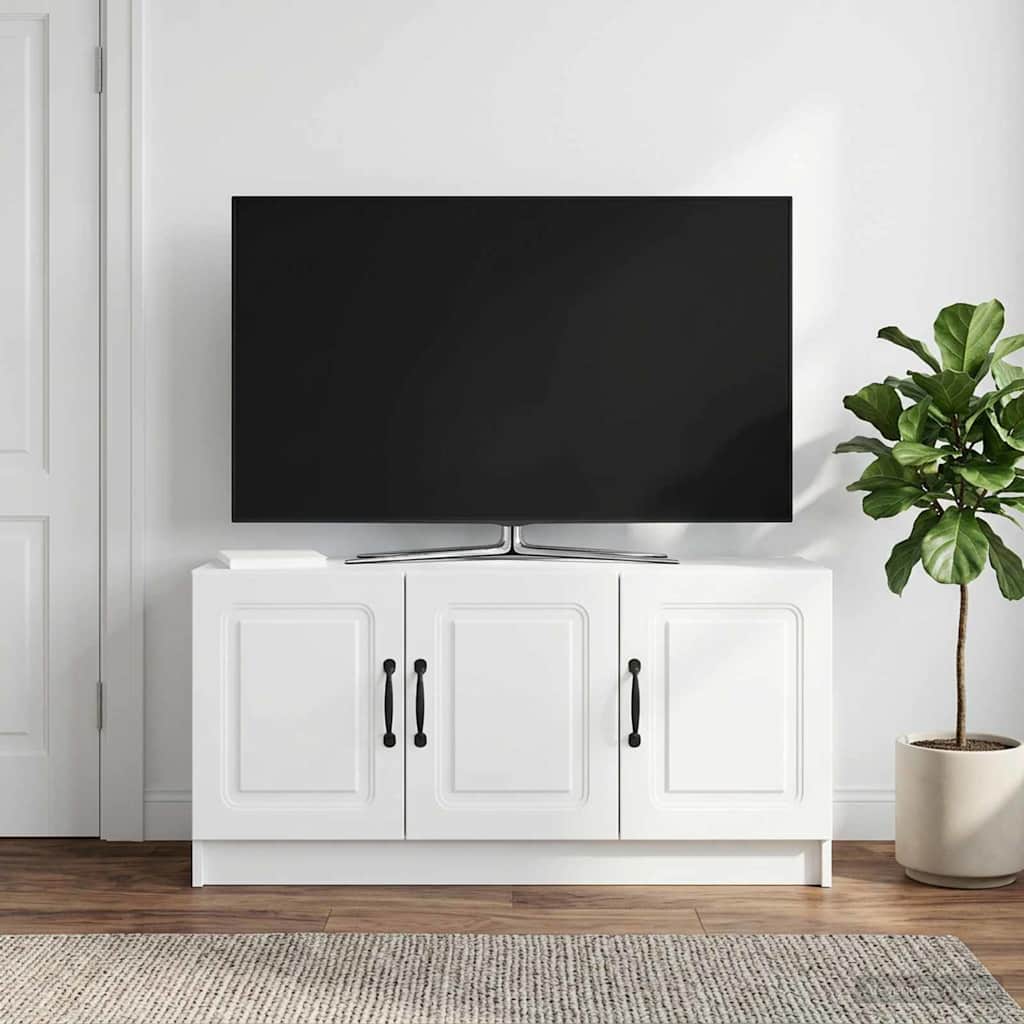 vidaXL TV-kast Zwart 99 x 34,5 x 47 cm Bewerkt hout