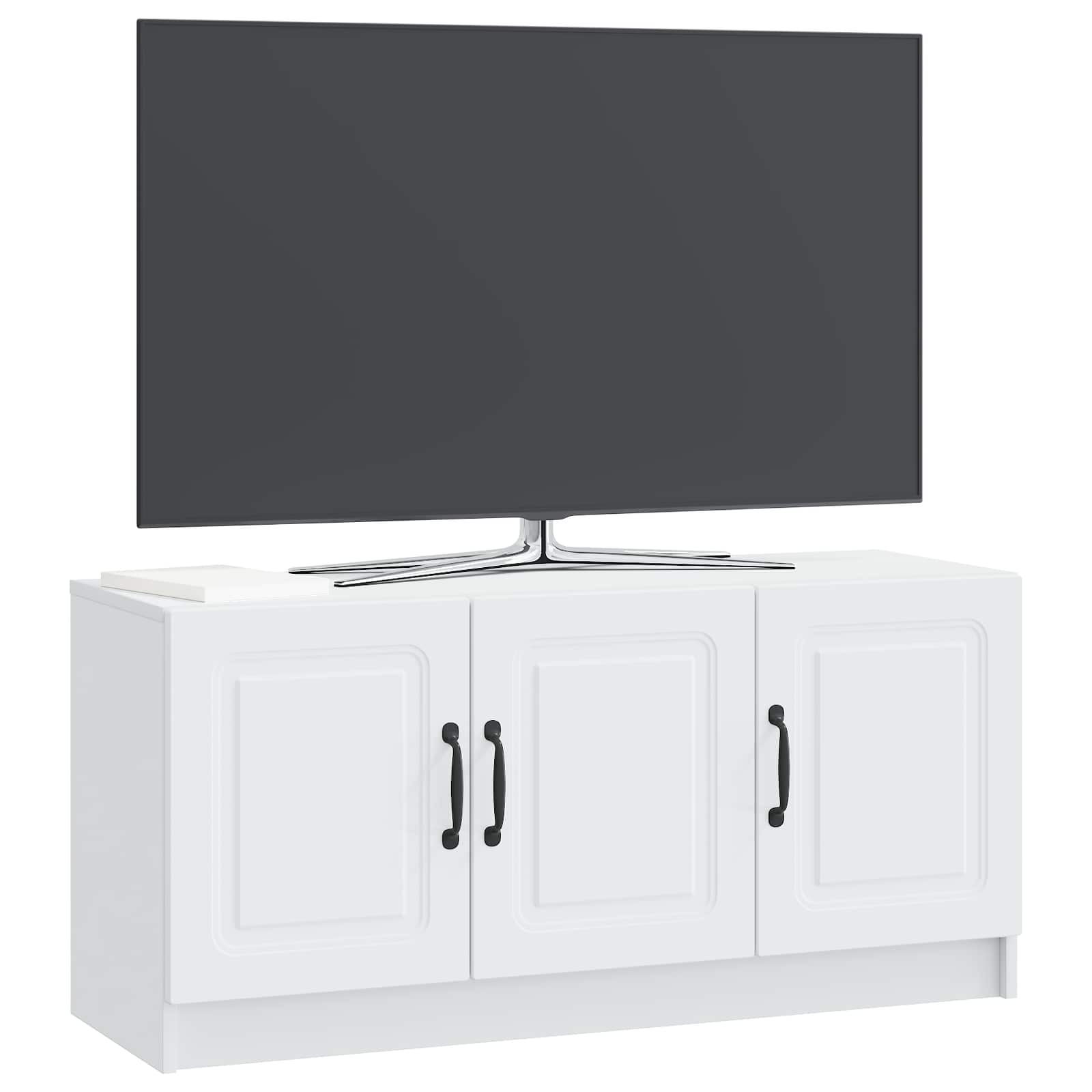 vidaXL TV-kast Zwart 99 x 34,5 x 47 cm Bewerkt hout