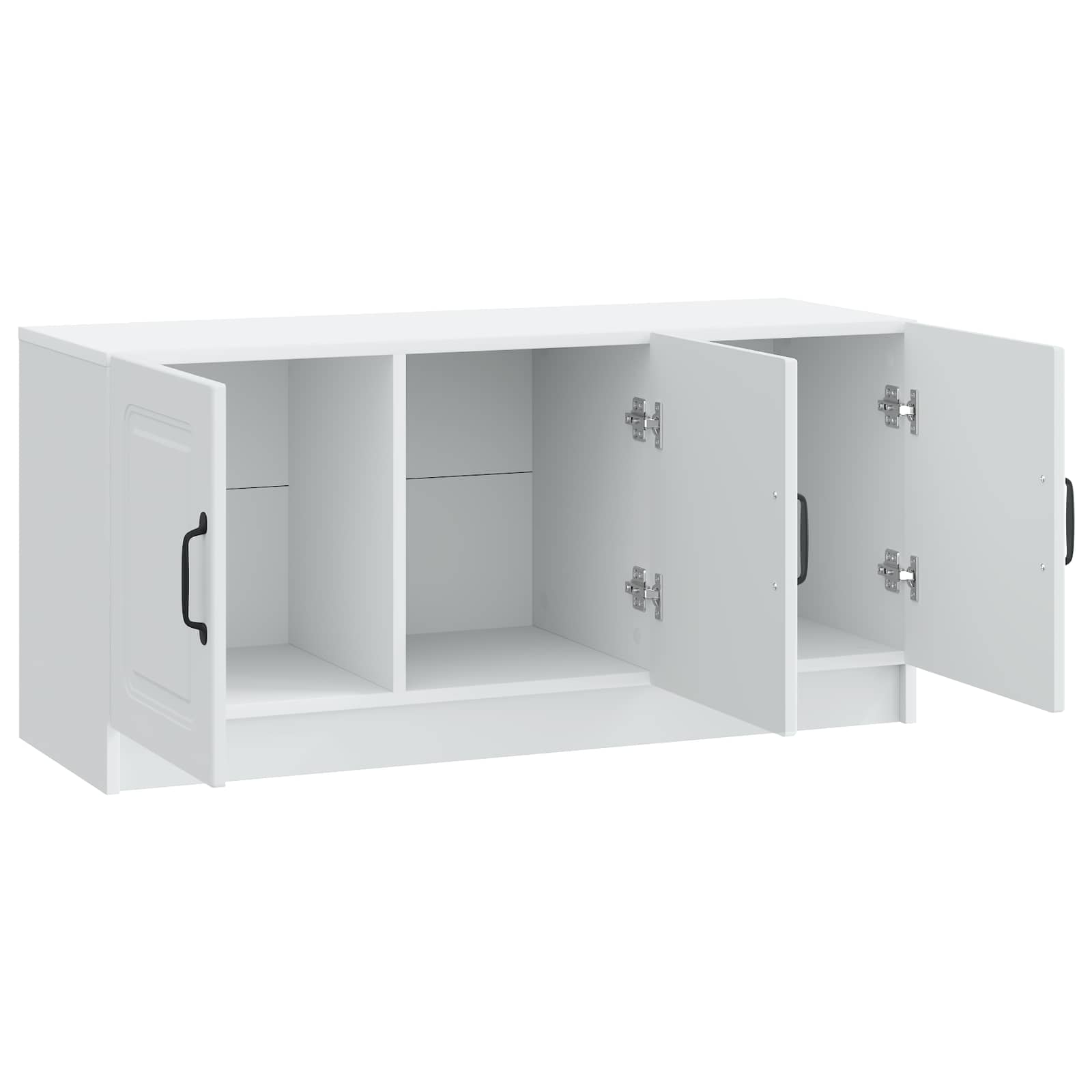 vidaXL TV-kast Zwart 99 x 34,5 x 47 cm Bewerkt hout