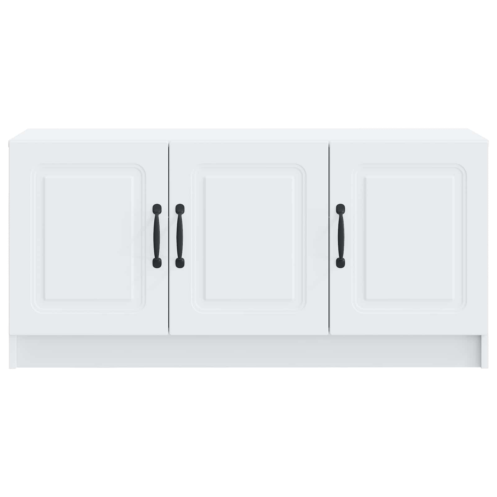 vidaXL TV-kast Zwart 99 x 34,5 x 47 cm Bewerkt hout