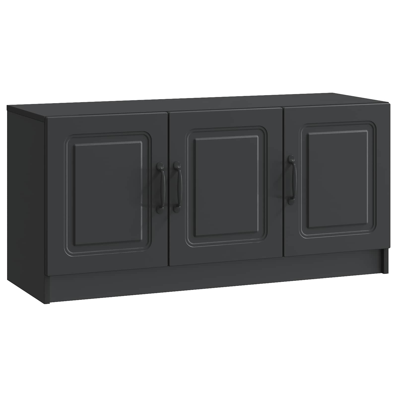 vidaXL TV-kast Zwart 99 x 34,5 x 47 cm Bewerkt hout