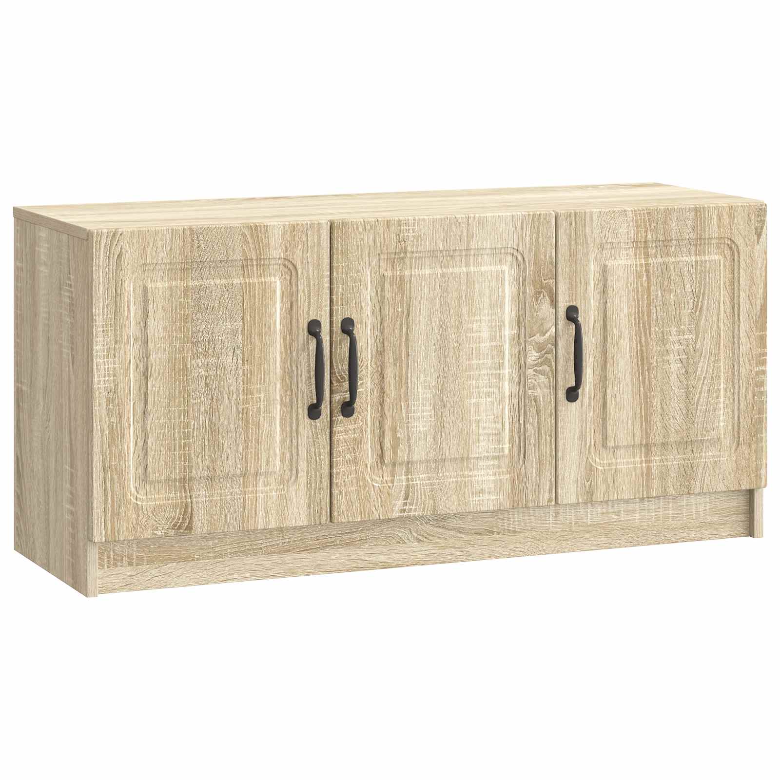 vidaXL TV-kast Zwart 99 x 34,5 x 47 cm Bewerkt hout