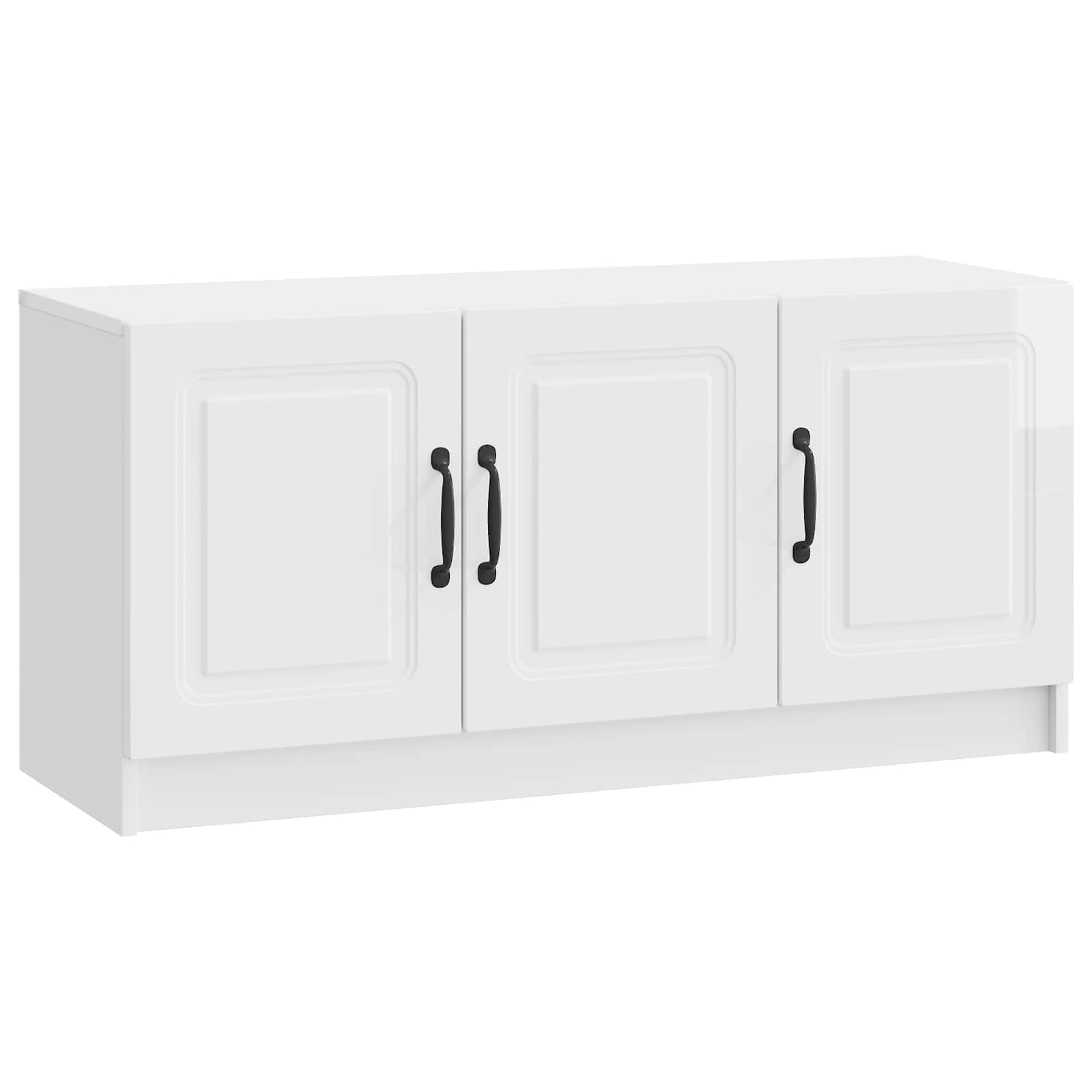 vidaXL TV-kast Zwart 99 x 34,5 x 47 cm Bewerkt hout