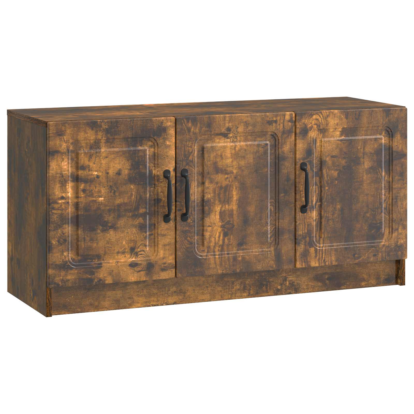 vidaXL TV-kast Zwart 99 x 34,5 x 47 cm Bewerkt hout
