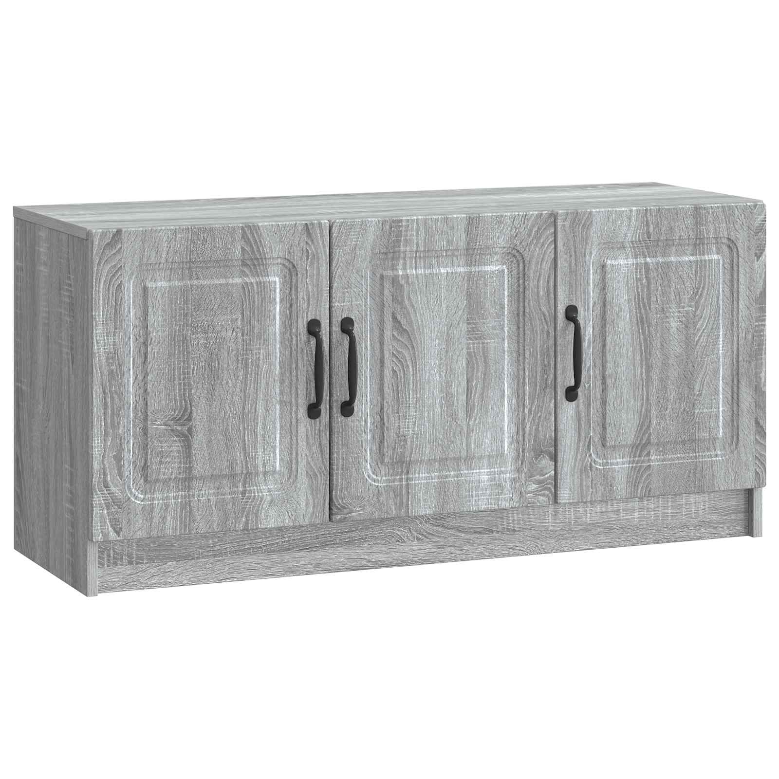 vidaXL TV-kast Zwart 99 x 34,5 x 47 cm Bewerkt hout