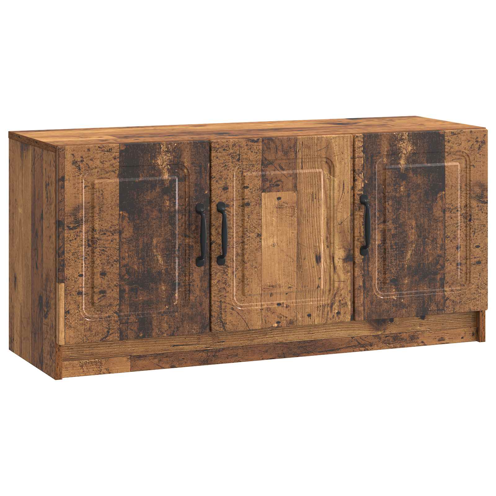 vidaXL TV-kast Zwart 99 x 34,5 x 47 cm Bewerkt hout