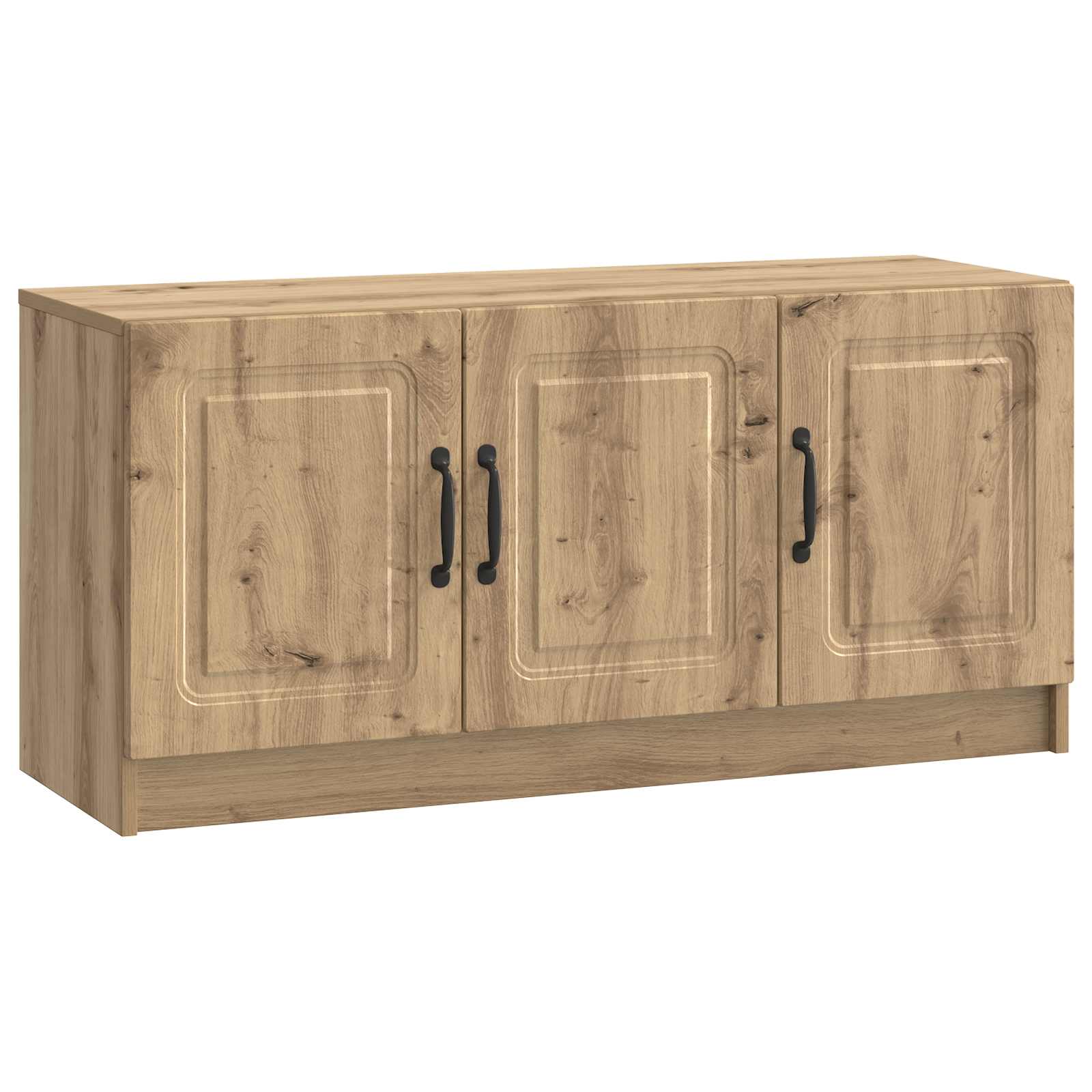 vidaXL TV-kast Zwart 99 x 34,5 x 47 cm Bewerkt hout