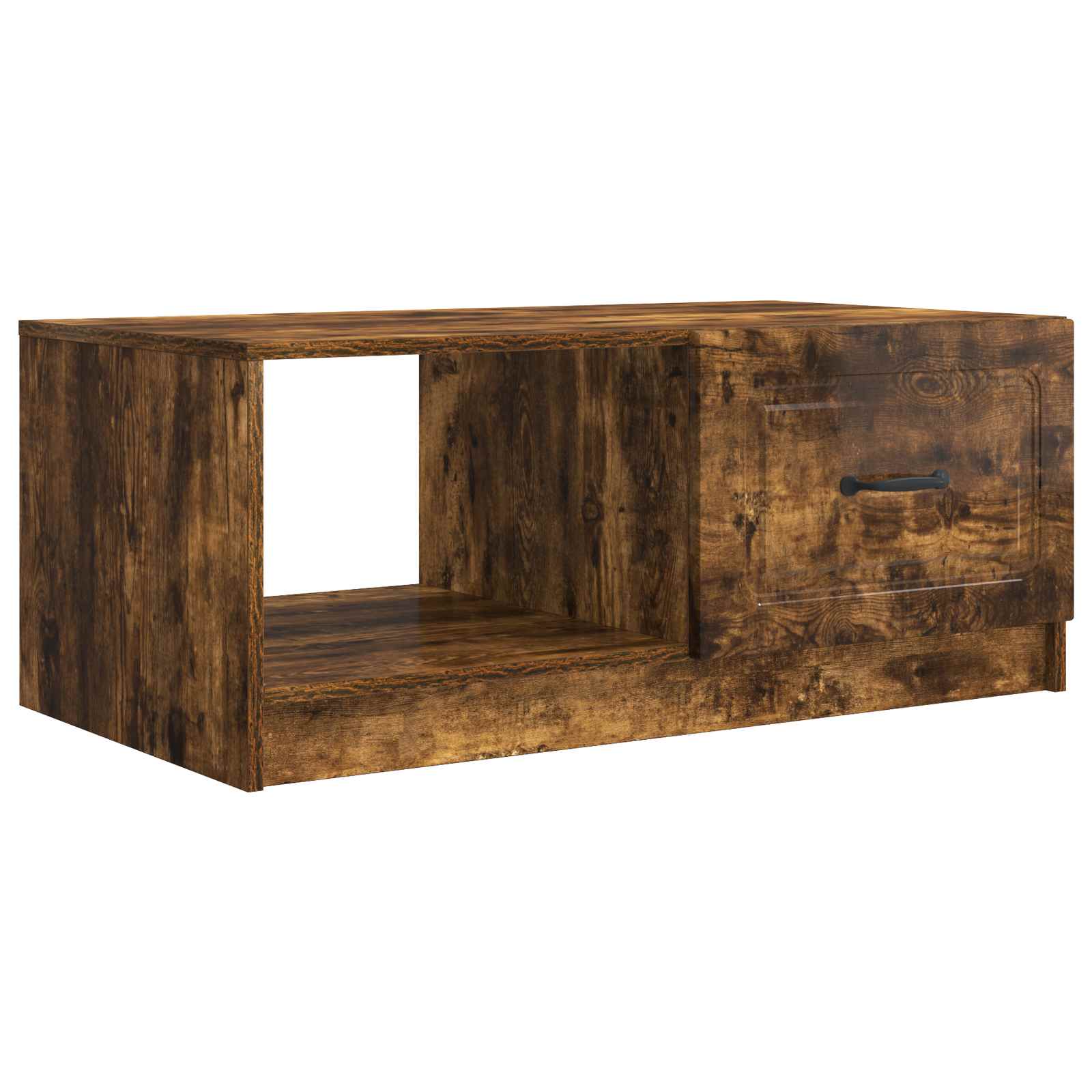 vidaXL Salontafel Zwart 90 x 50 x 37 cm Bewerkt hout