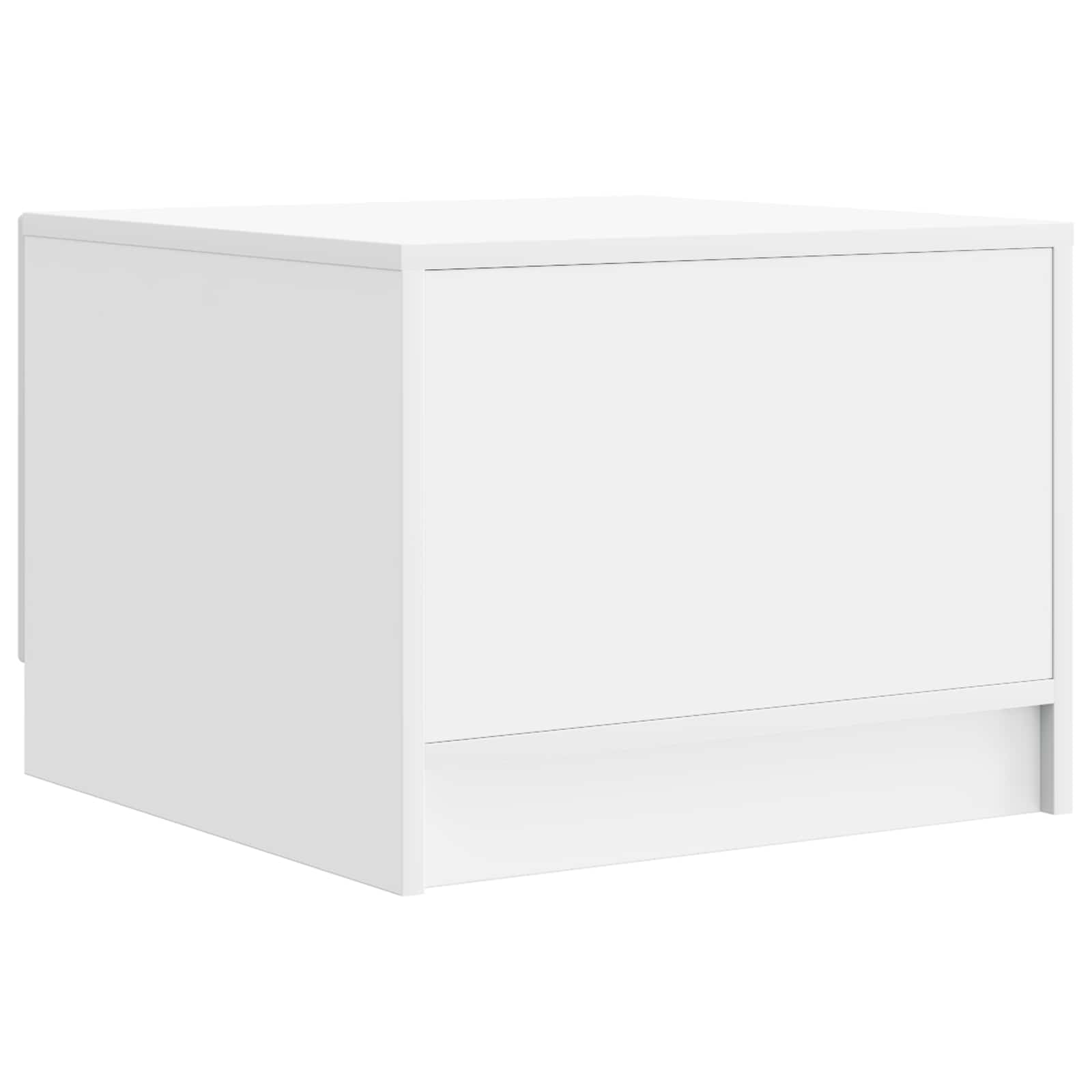 vidaXL Salontafel met lade Zwart 49 x 50 x 37 cm Bewerkt hout