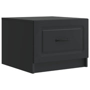 vidaXL Salontafel met lade Zwart 49 x 50 x 37 cm Bewerkt hout