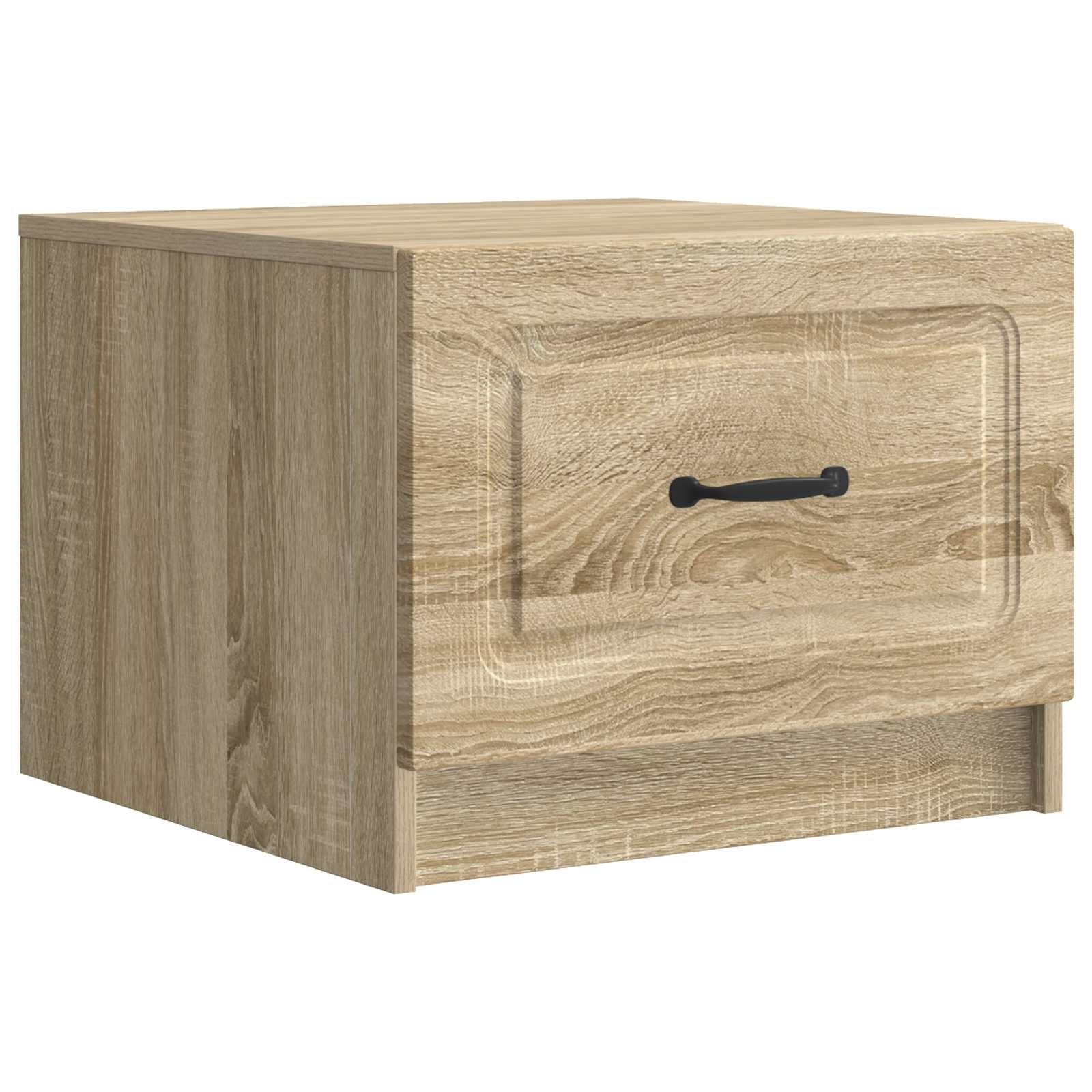 vidaXL Salontafel met lade Zwart 49 x 50 x 37 cm Bewerkt hout