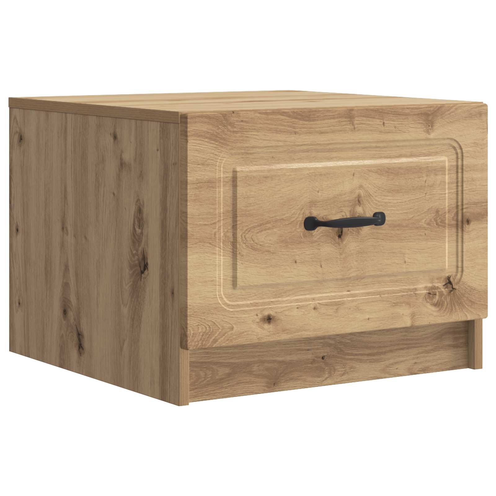 vidaXL Salontafel met lade Zwart 49 x 50 x 37 cm Bewerkt hout