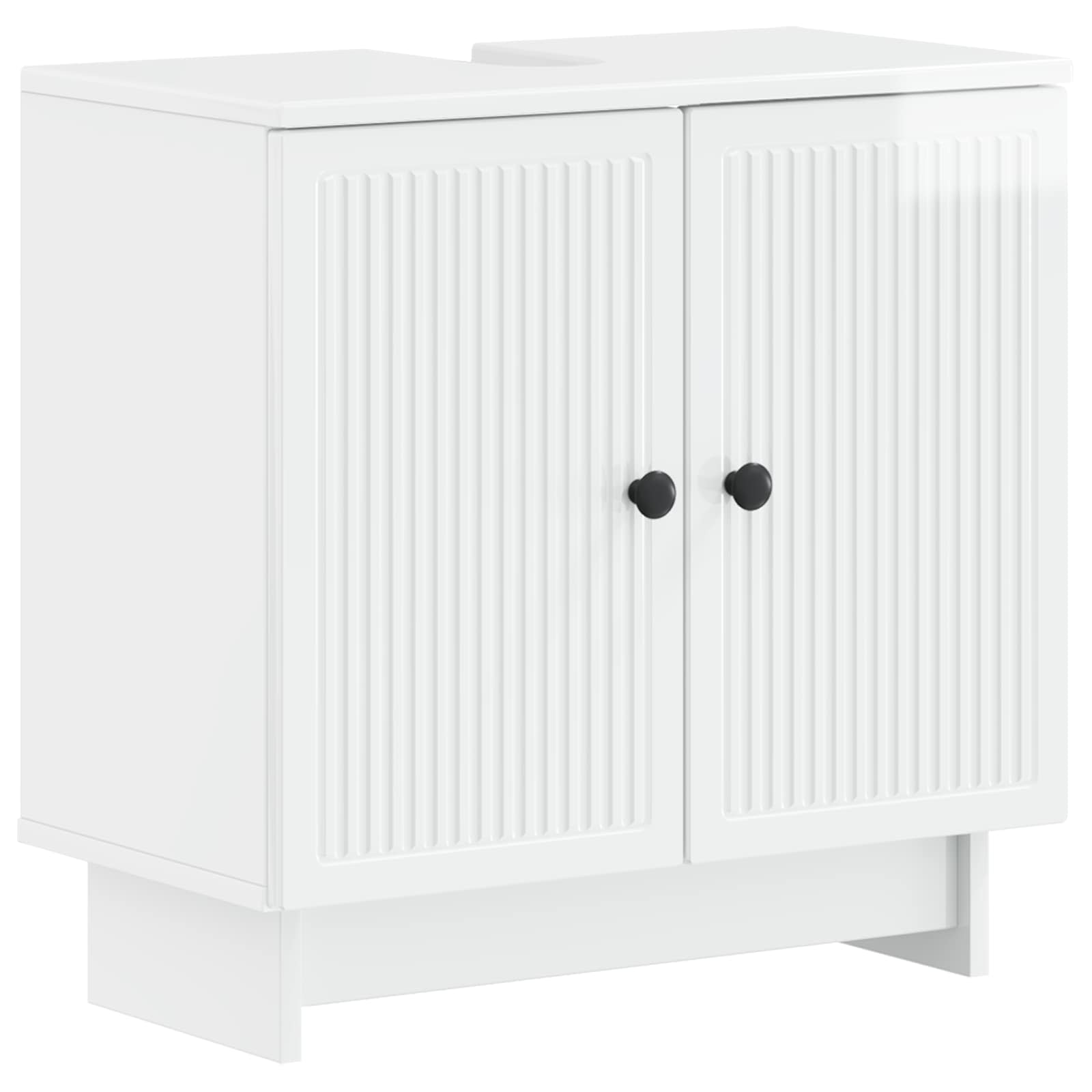 vidaXL Badkamer wastafelkast UTRECHT Wit 59,5 x 31,5 x 59 cm