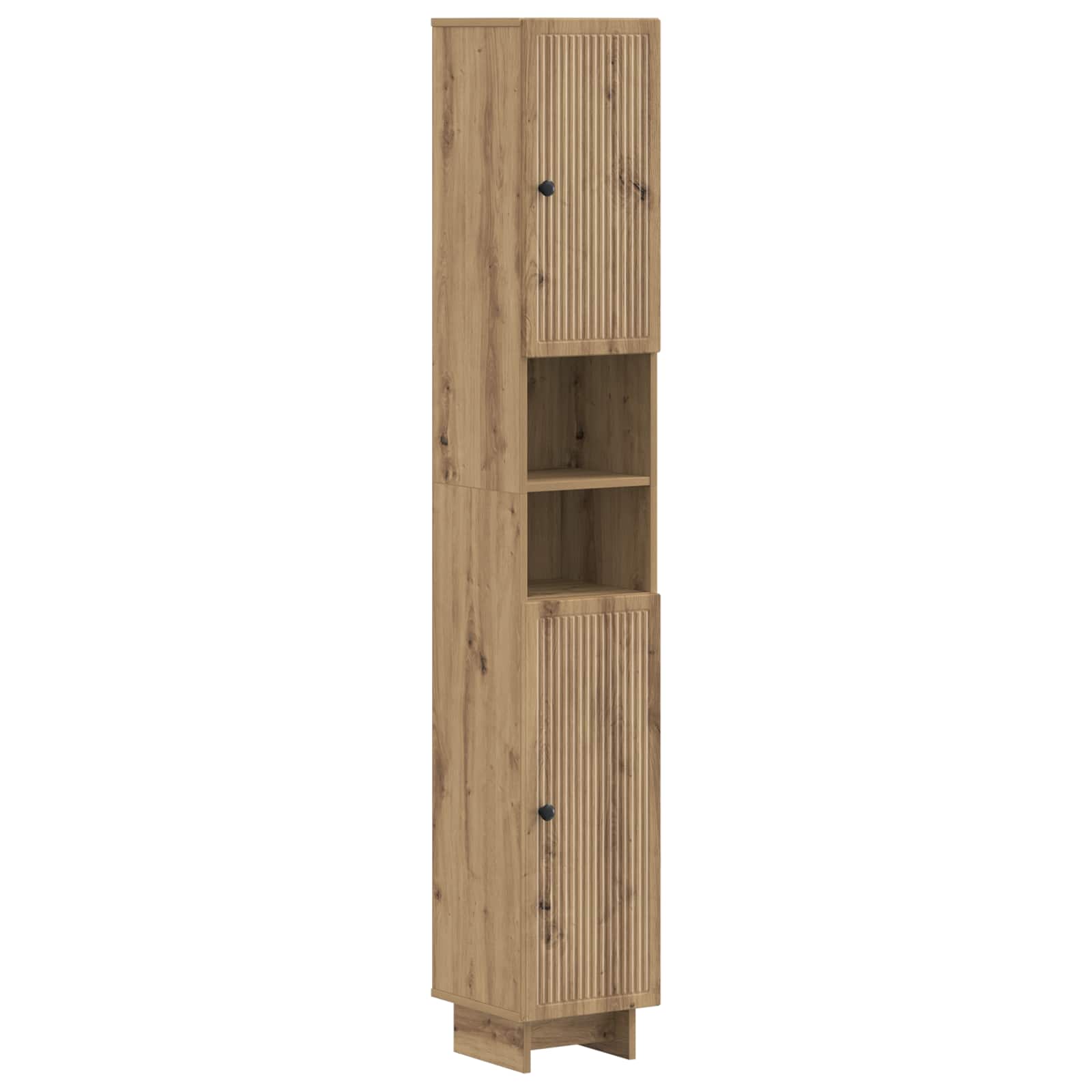 vidaXL Badkamerkast met Open Plank EDE Wit 30 x 31 x 190 cm