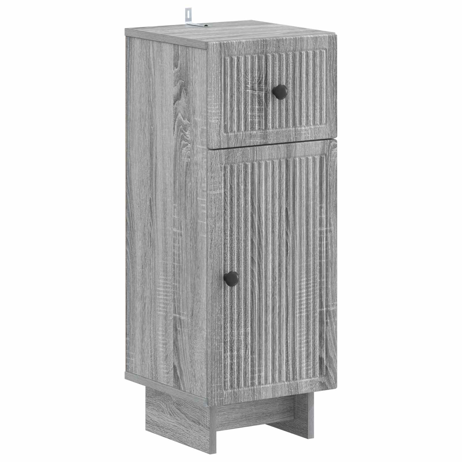 vidaXL Badkamer Opbergkast EDE Wit 30 x 31 x 80 cm Bewerkt hout
