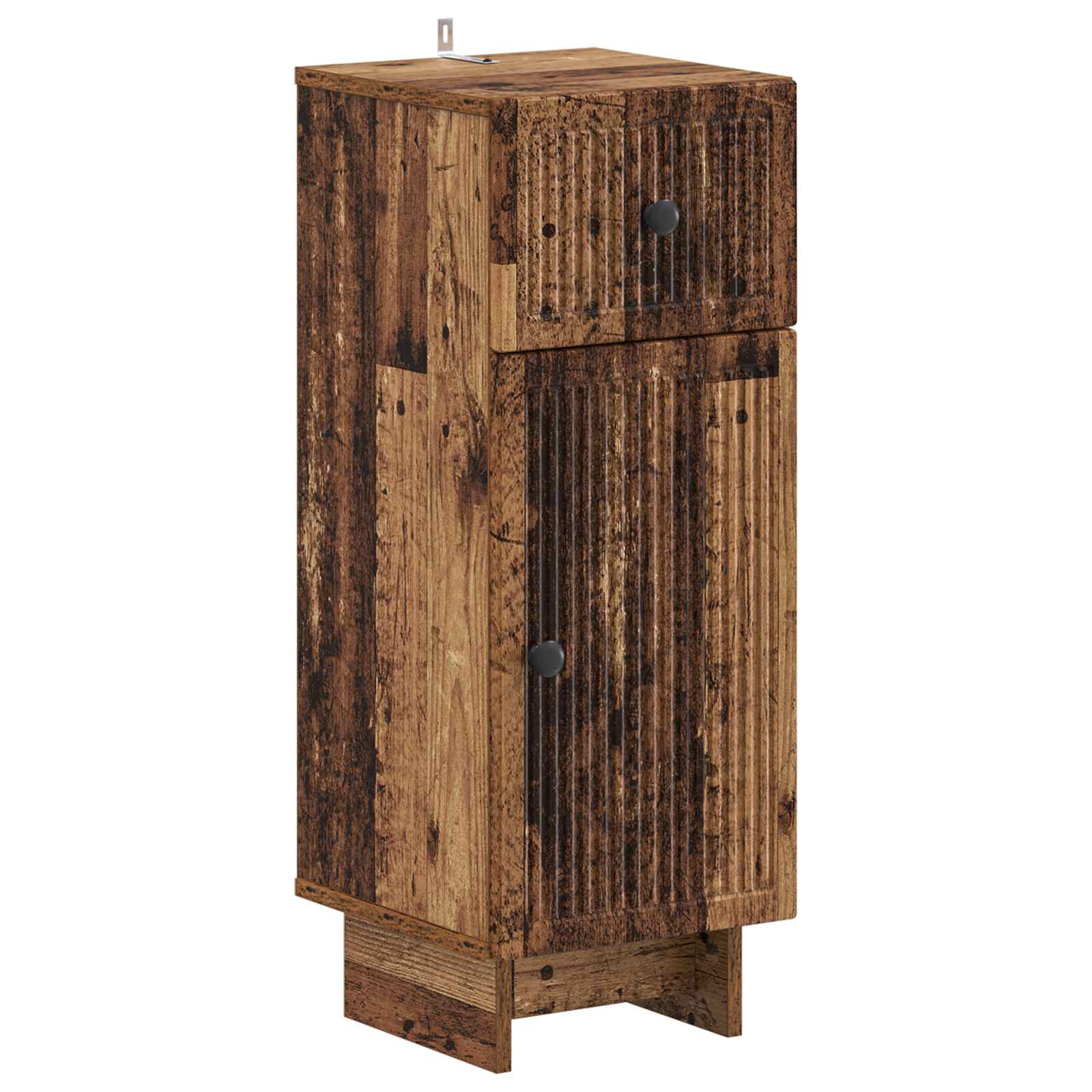vidaXL Badkamer Opbergkast EDE Wit 30 x 31 x 80 cm Bewerkt hout