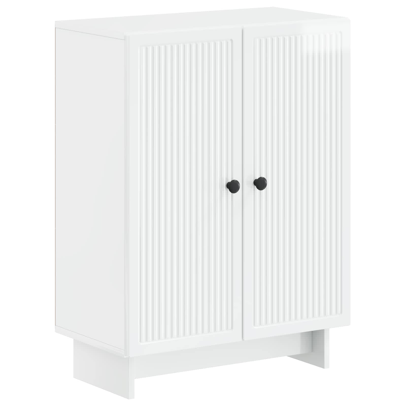 vidaXL Badkamer Opbergkast EDE Wit 59,5 x 31 x 80 cm Bewerkt hout