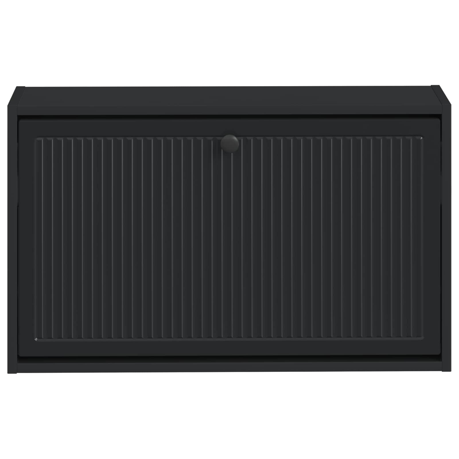 vidaXL Wandgemonteerde Schoenkast EDE 71 x 17 x 43 cm Bewerkt hout Wit