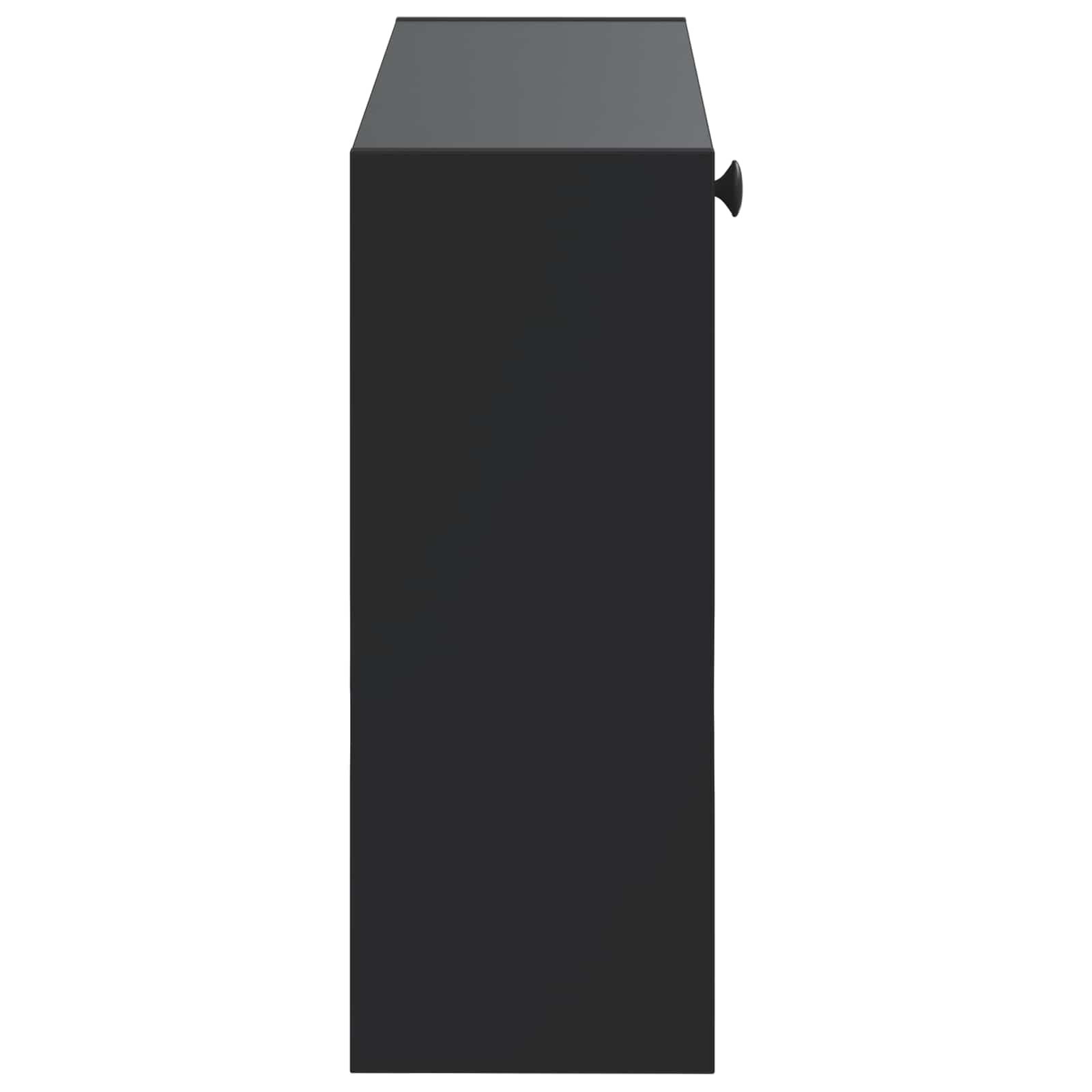 vidaXL Wandgemonteerde Schoenkast EDE 71 x 17 x 43 cm Bewerkt hout Wit