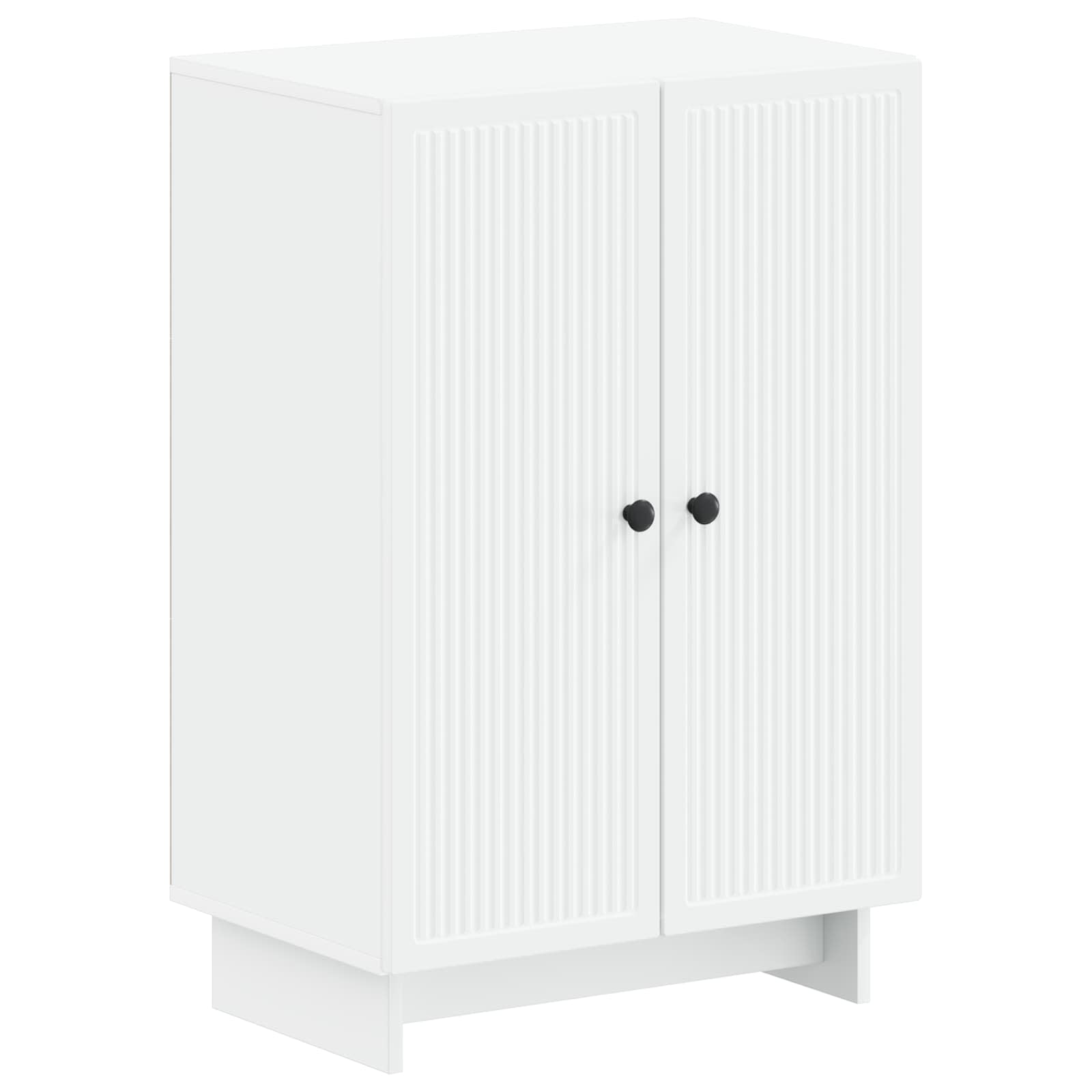 vidaXL Schoenenkast EDE 59,5 x 39,5 x 90 cm Bewerkt hout Wit