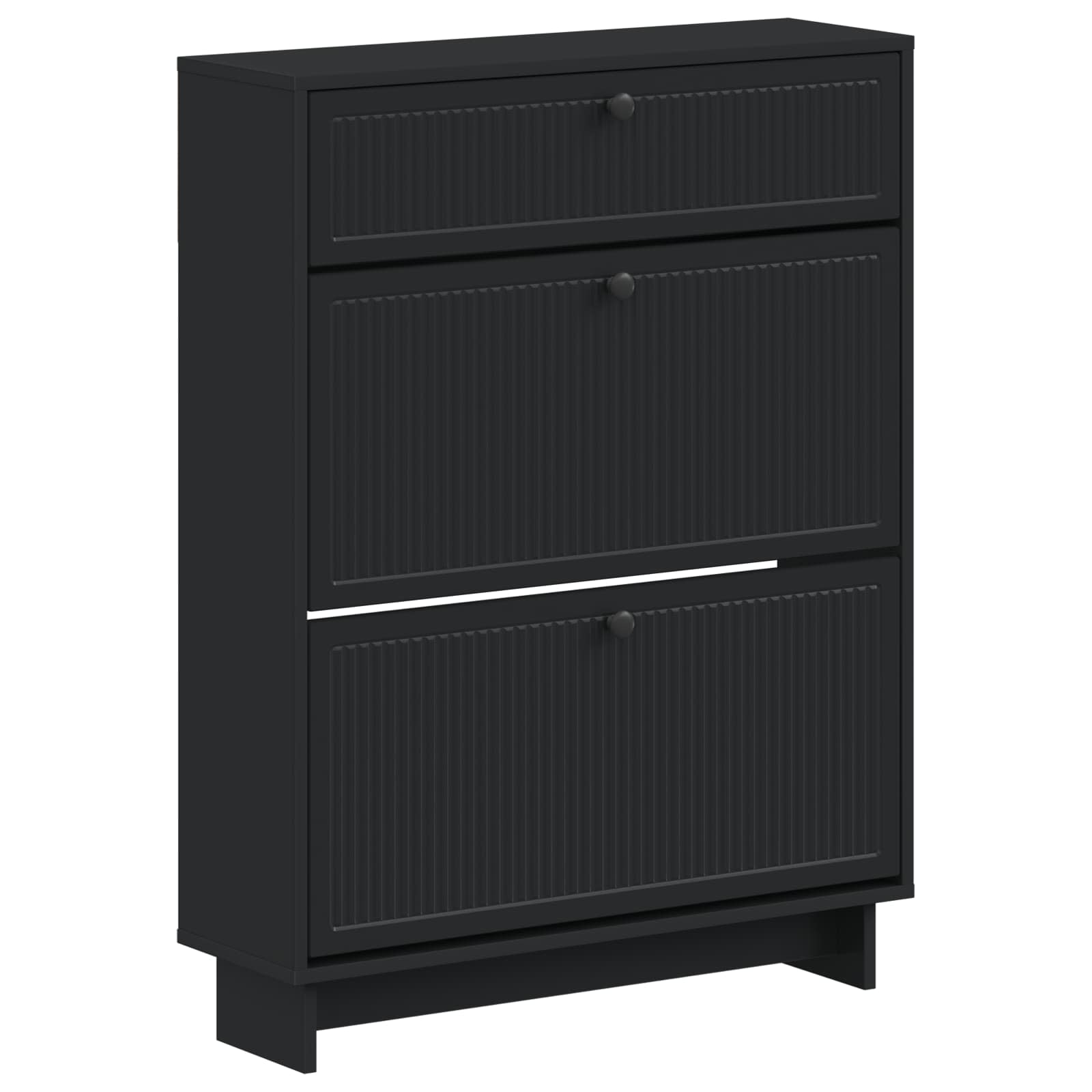 vidaXL Schoenenkast EDE 78 x 24 x 103 cm Bewerkt hout Wit