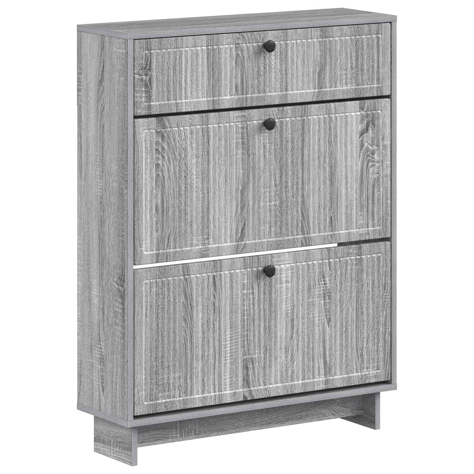 vidaXL Schoenenkast EDE 78 x 24 x 103 cm Bewerkt hout Wit