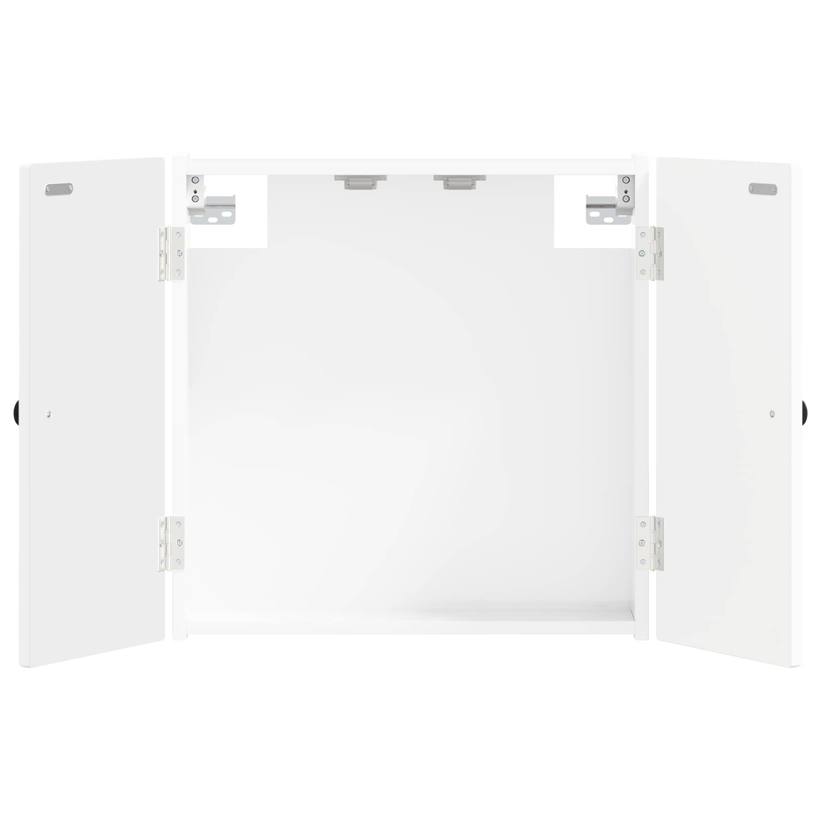 vidaXL Dartbord Kabinet EDE Wit 52,5 x 10,5 x 53,5 cm Bewerkt hout