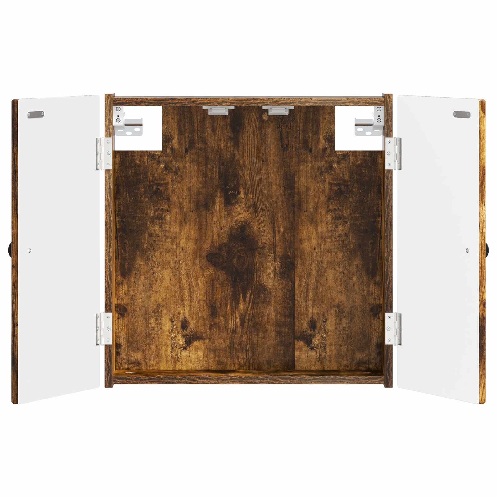 vidaXL Dartbord Kabinet EDE Wit 52,5 x 10,5 x 53,5 cm Bewerkt hout