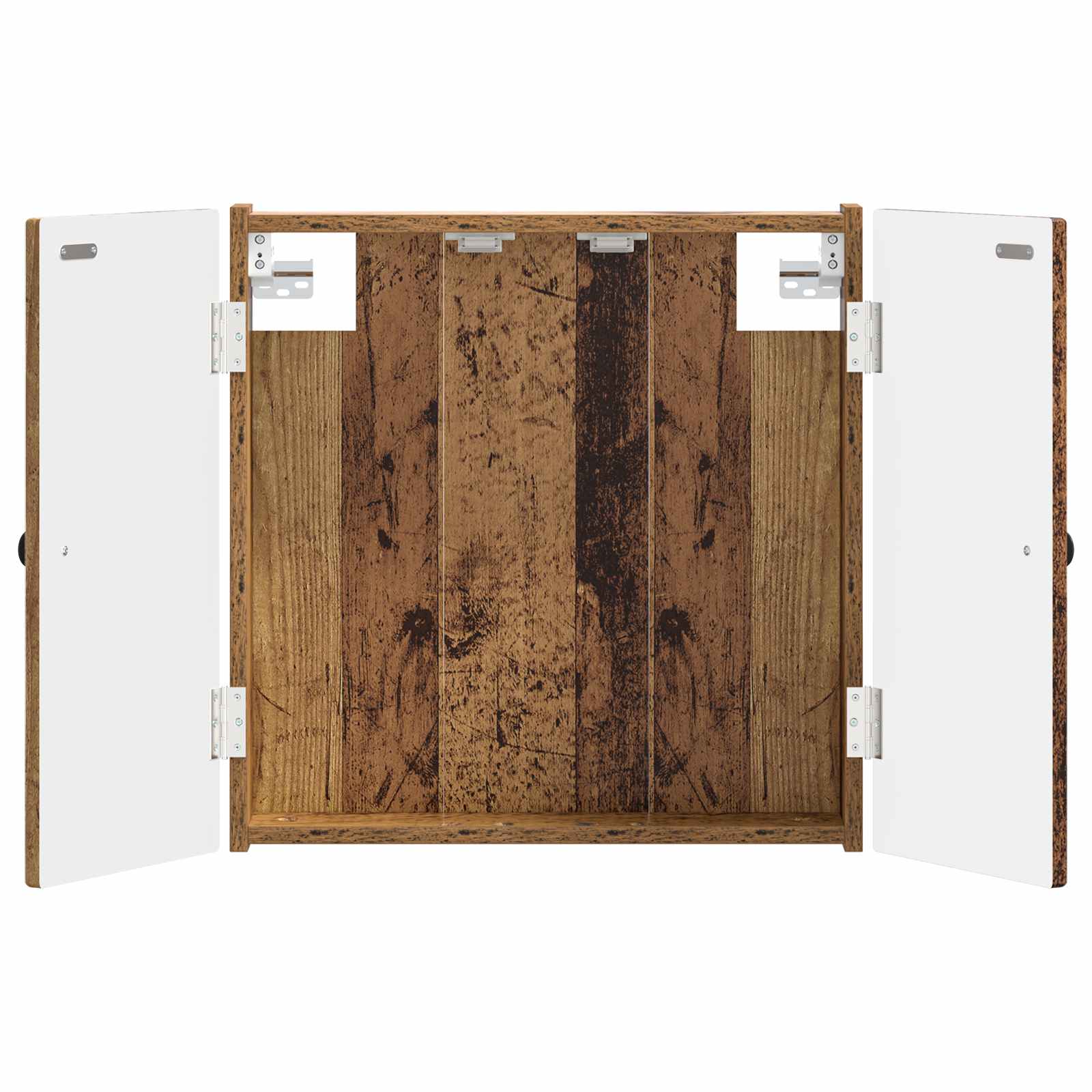 vidaXL Dartbord Kabinet EDE Wit 52,5 x 10,5 x 53,5 cm Bewerkt hout