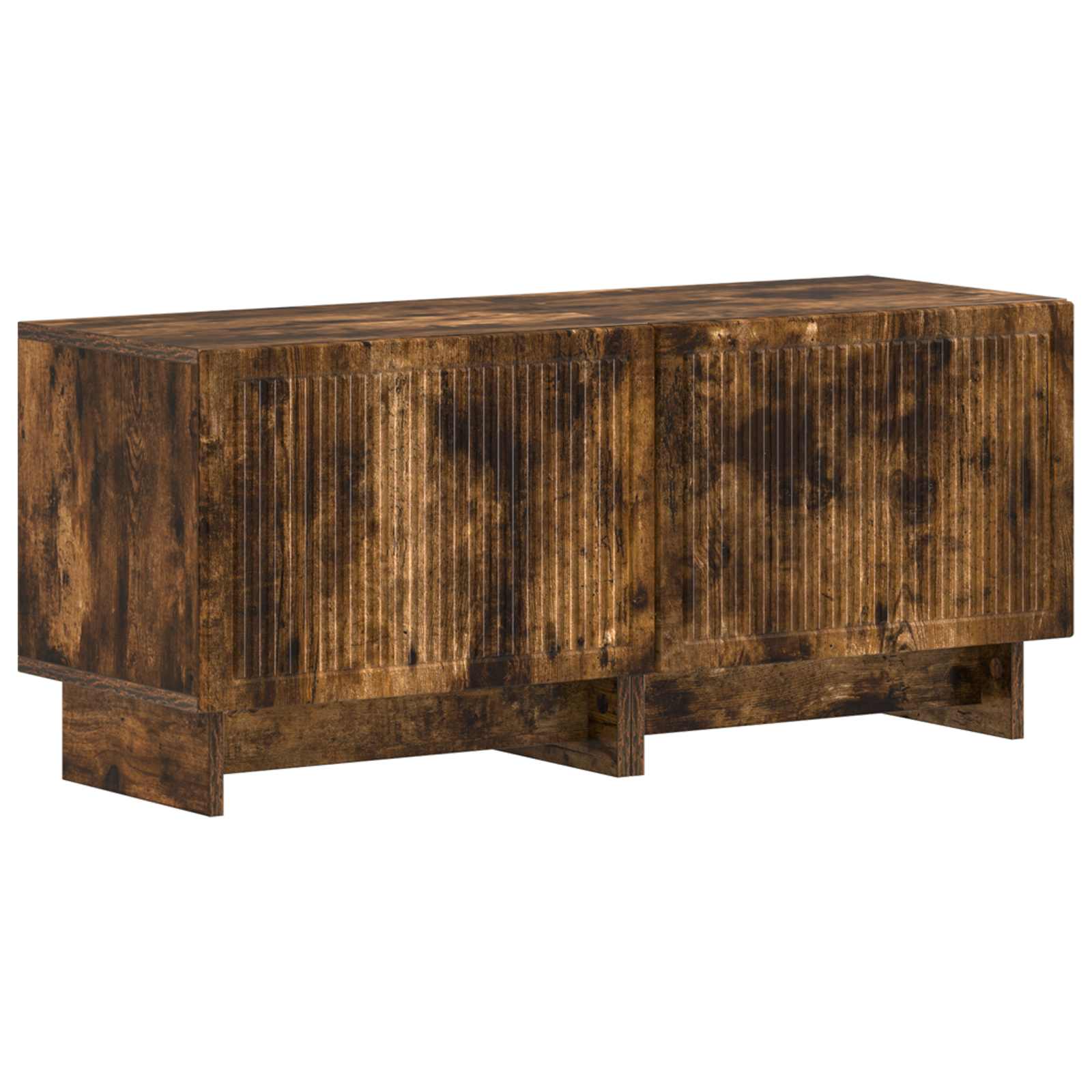 vidaXL Tv-meubel Wit Bewerkt hout