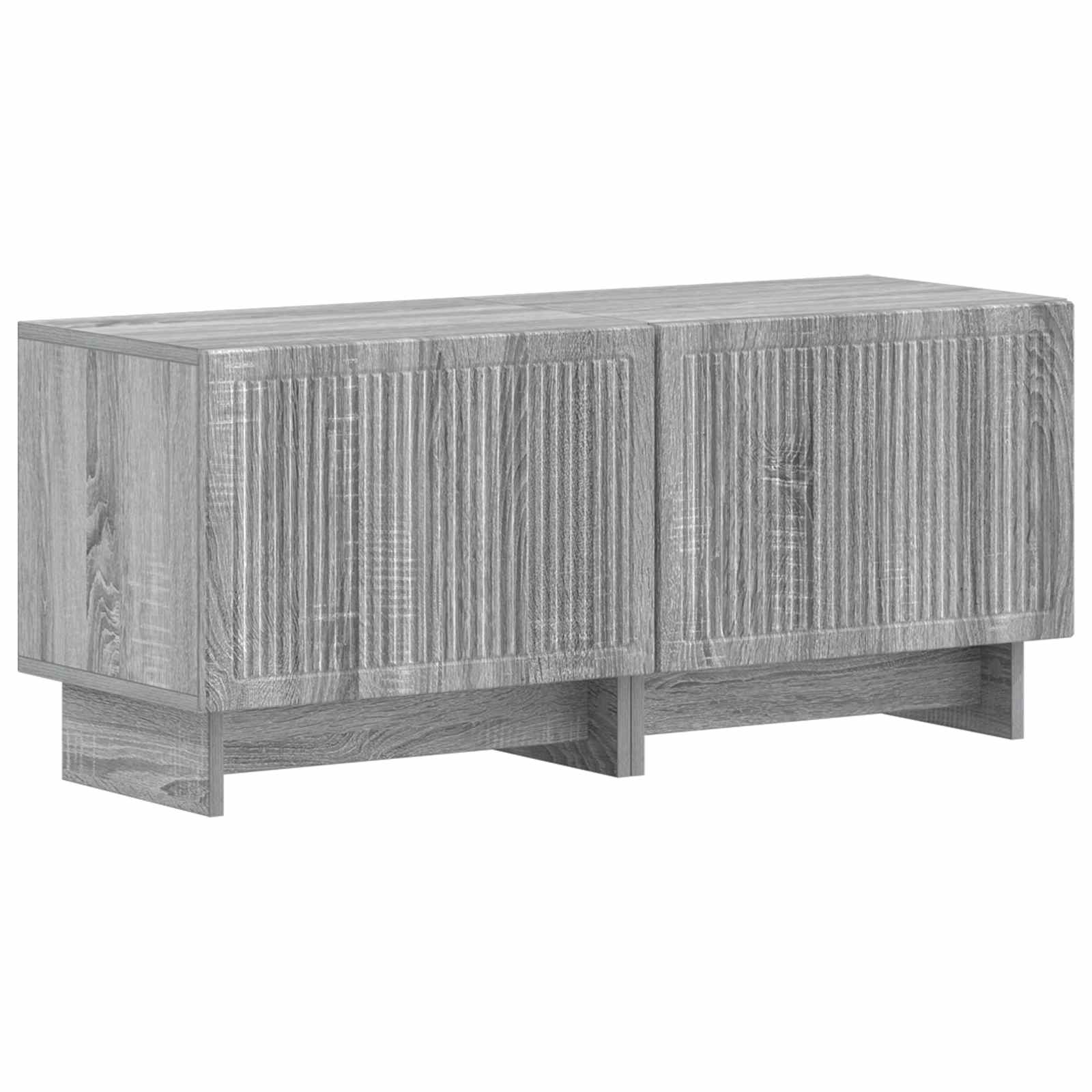 vidaXL Tv-meubel Wit Bewerkt hout