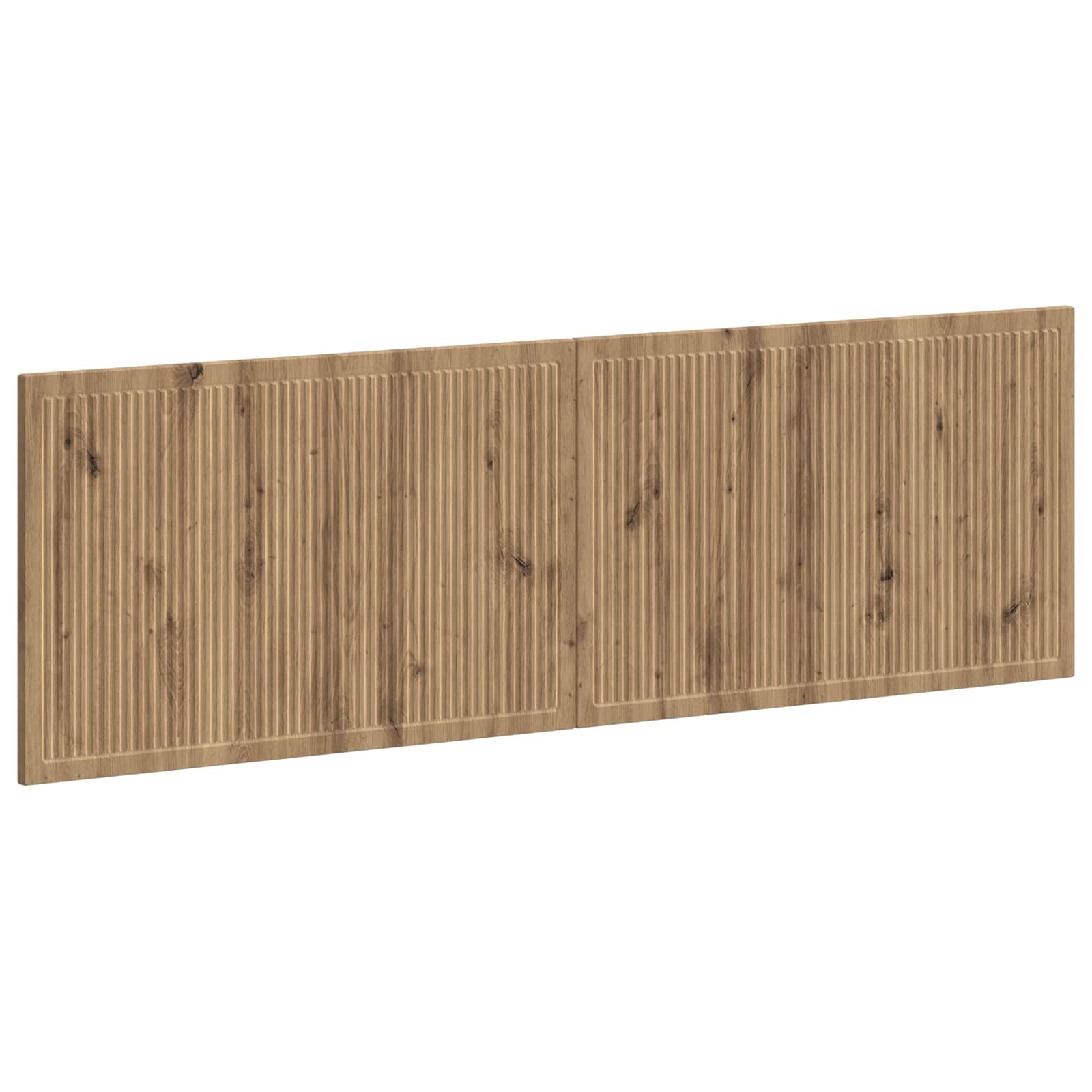 vidaXL Wandgemonteerd Hoofdeinde EDE Wit Bewerkt hout